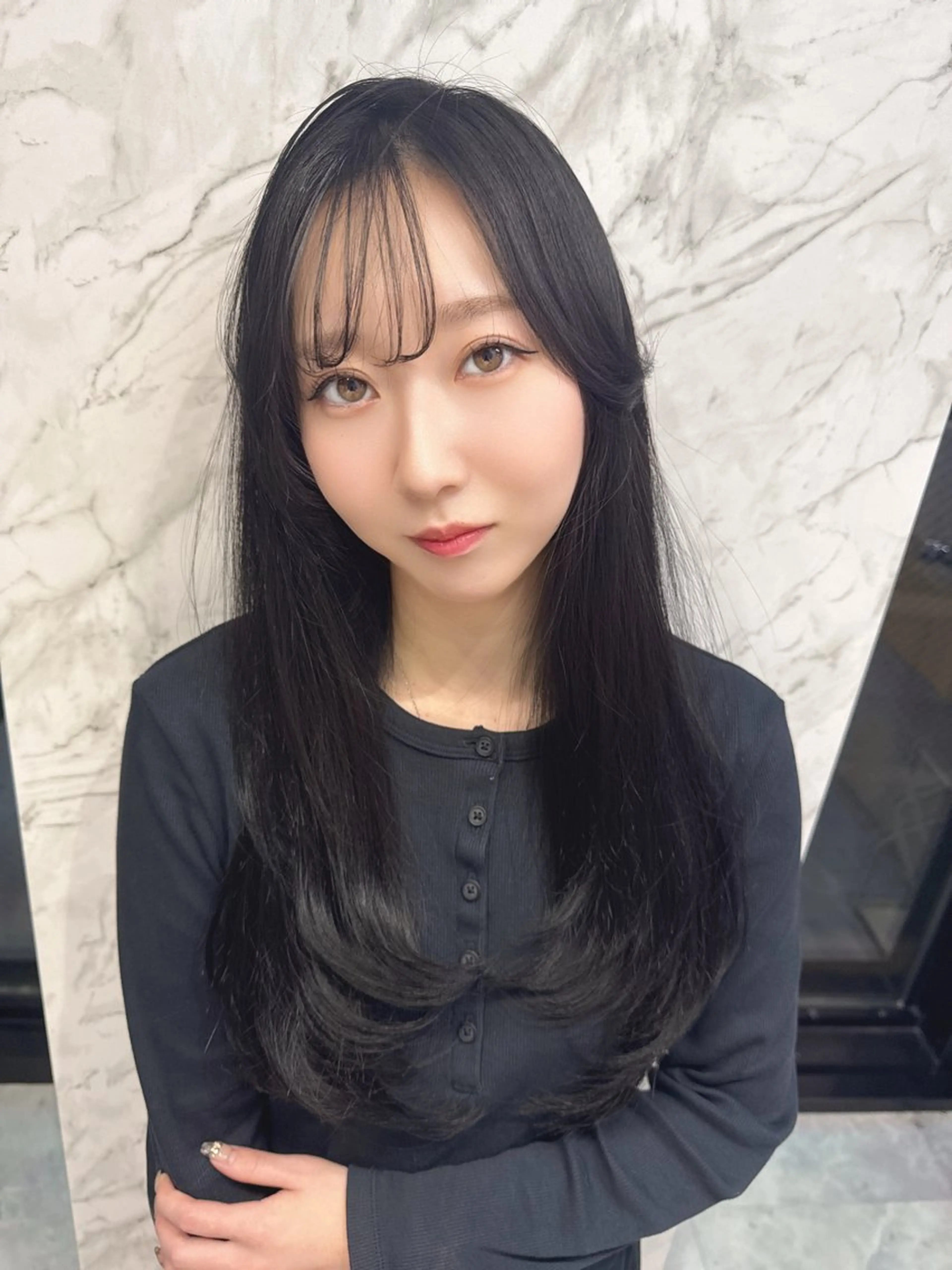 💓11月限定💓前髪➕顔周りカット❣️盛れる顔まわりカットくびれカット💗韓国顔まわりレイヤー💗韓国ヘア💗浦和🎀の写真