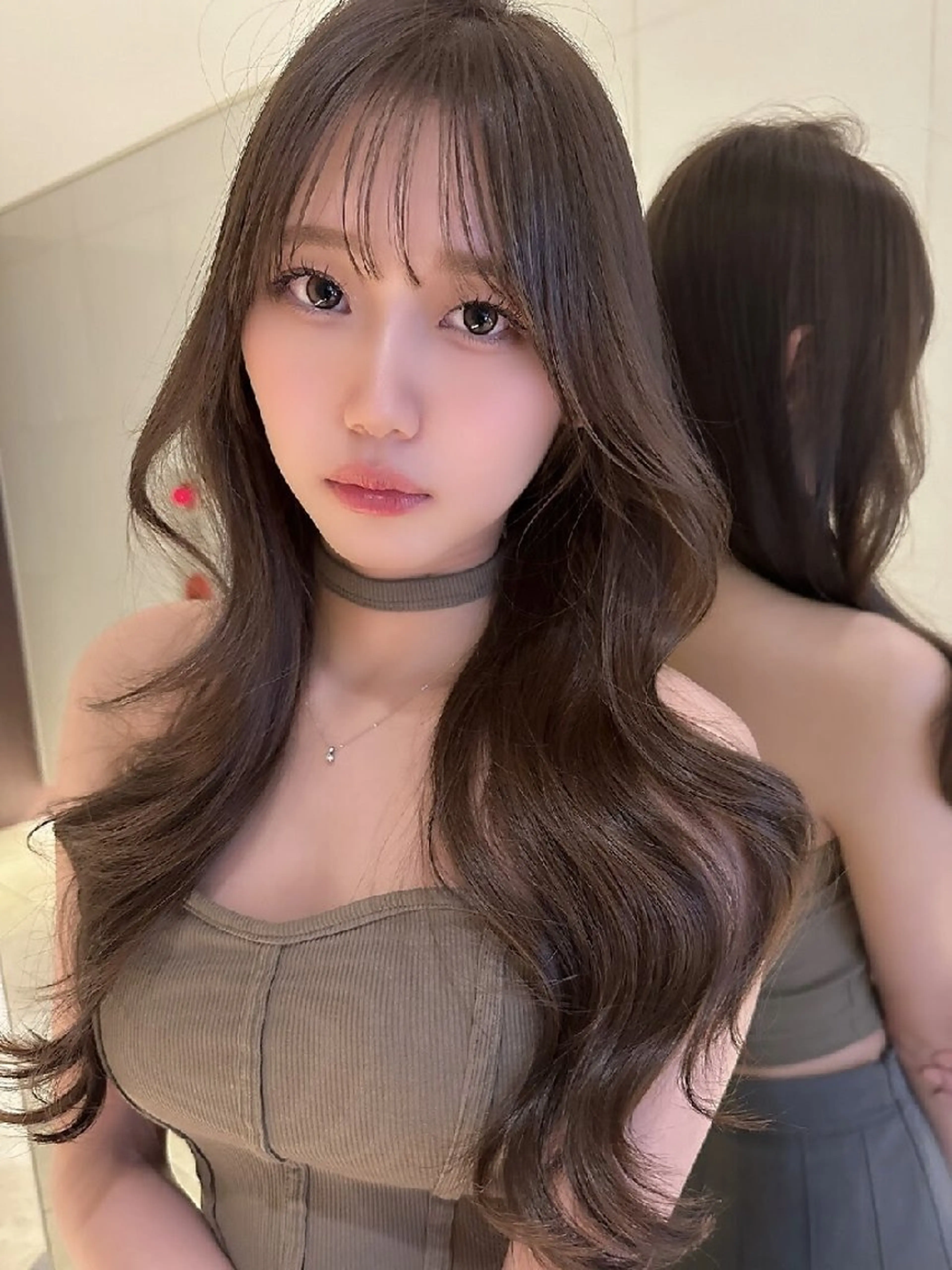 ロング カラー カット ヘアカラー トリートメント Lond Roleのヘアスタイル
