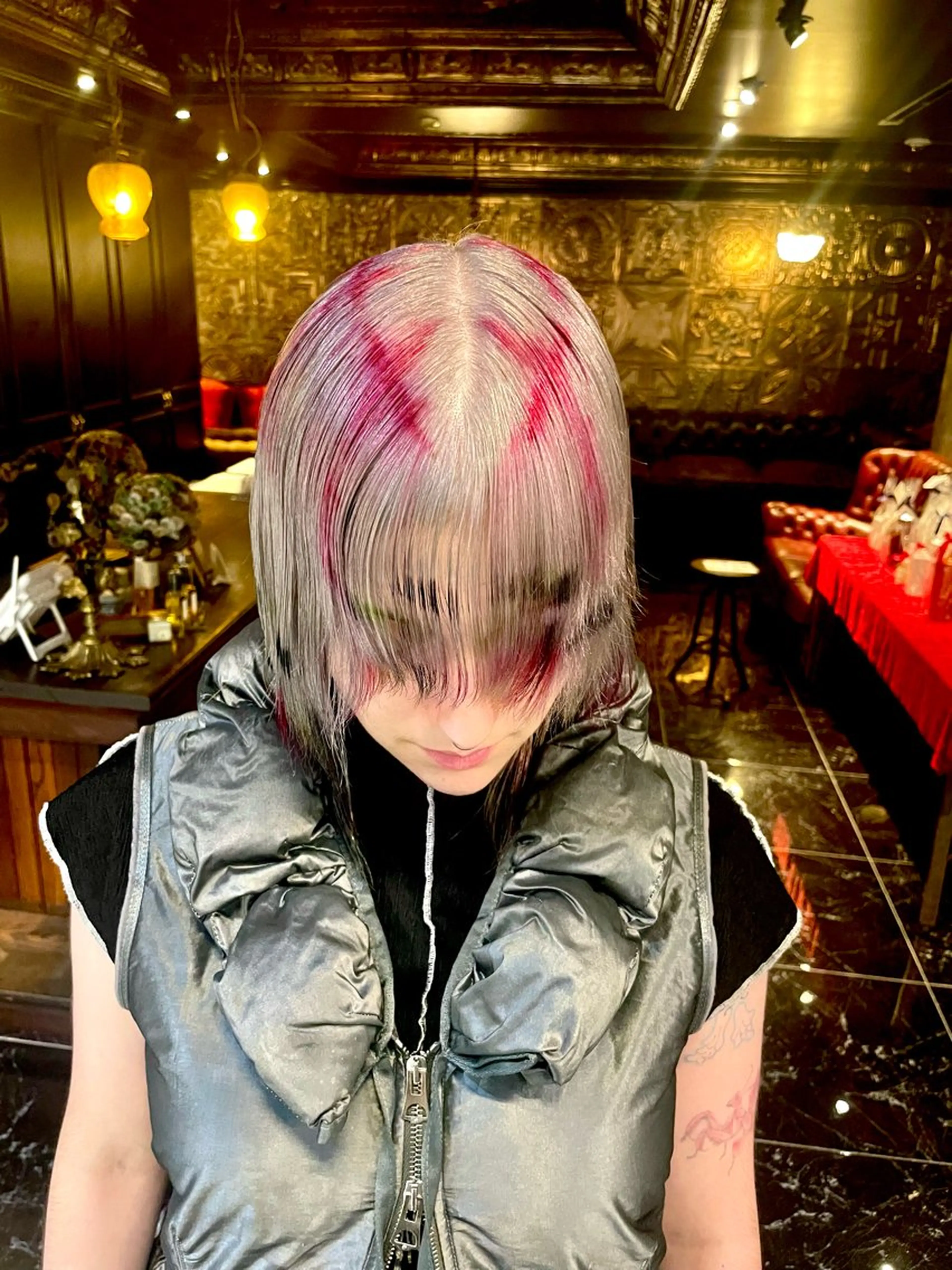 ミディアム カラー カット ヘアカラー トリートメント デザインカラー⭐︎★ 🐆hyoma🐆のヘアスタイル