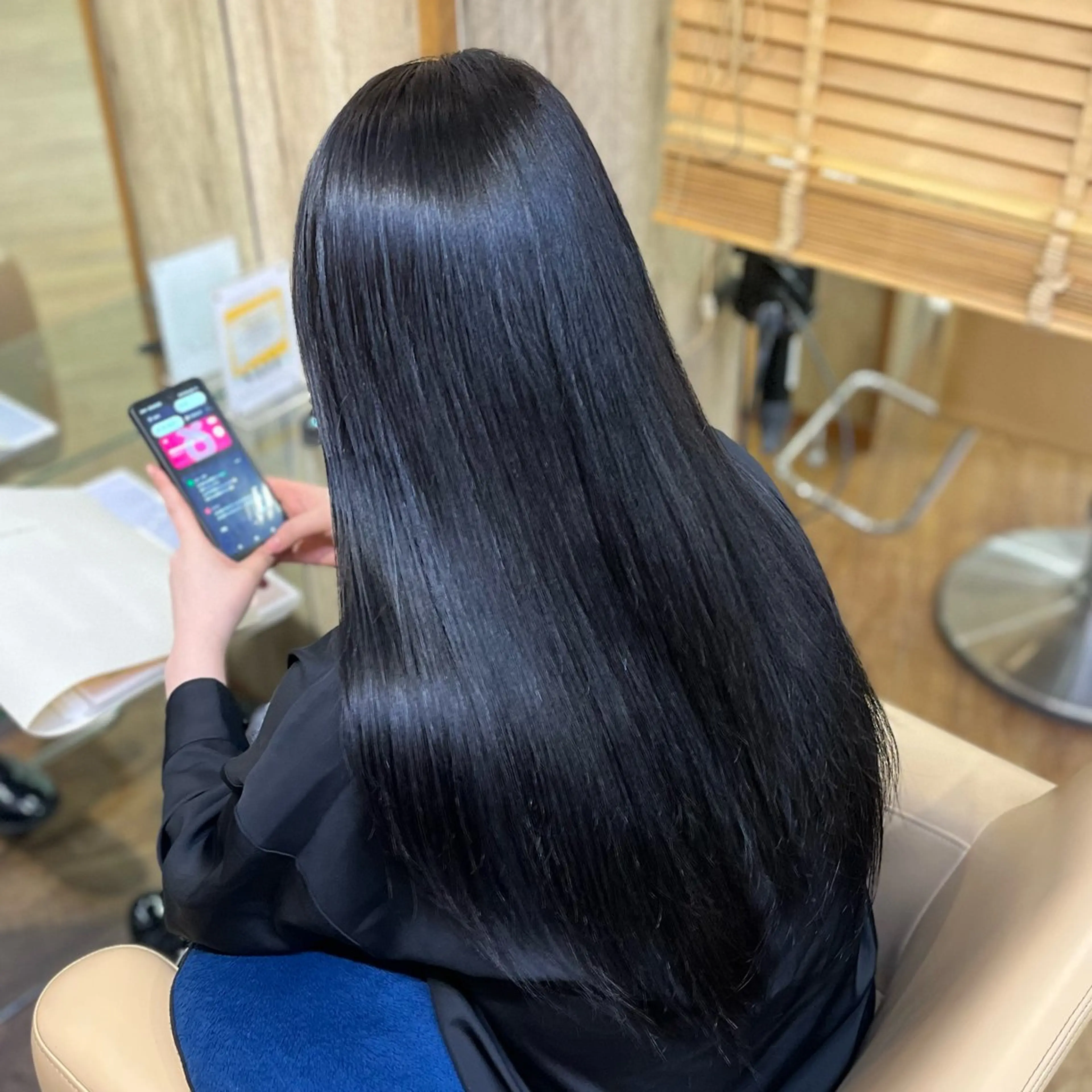 セミロング カラー ヘアカラー トリートメント 🌙ナチュラル ツヤ髪　Runa🌙のヘアスタイル