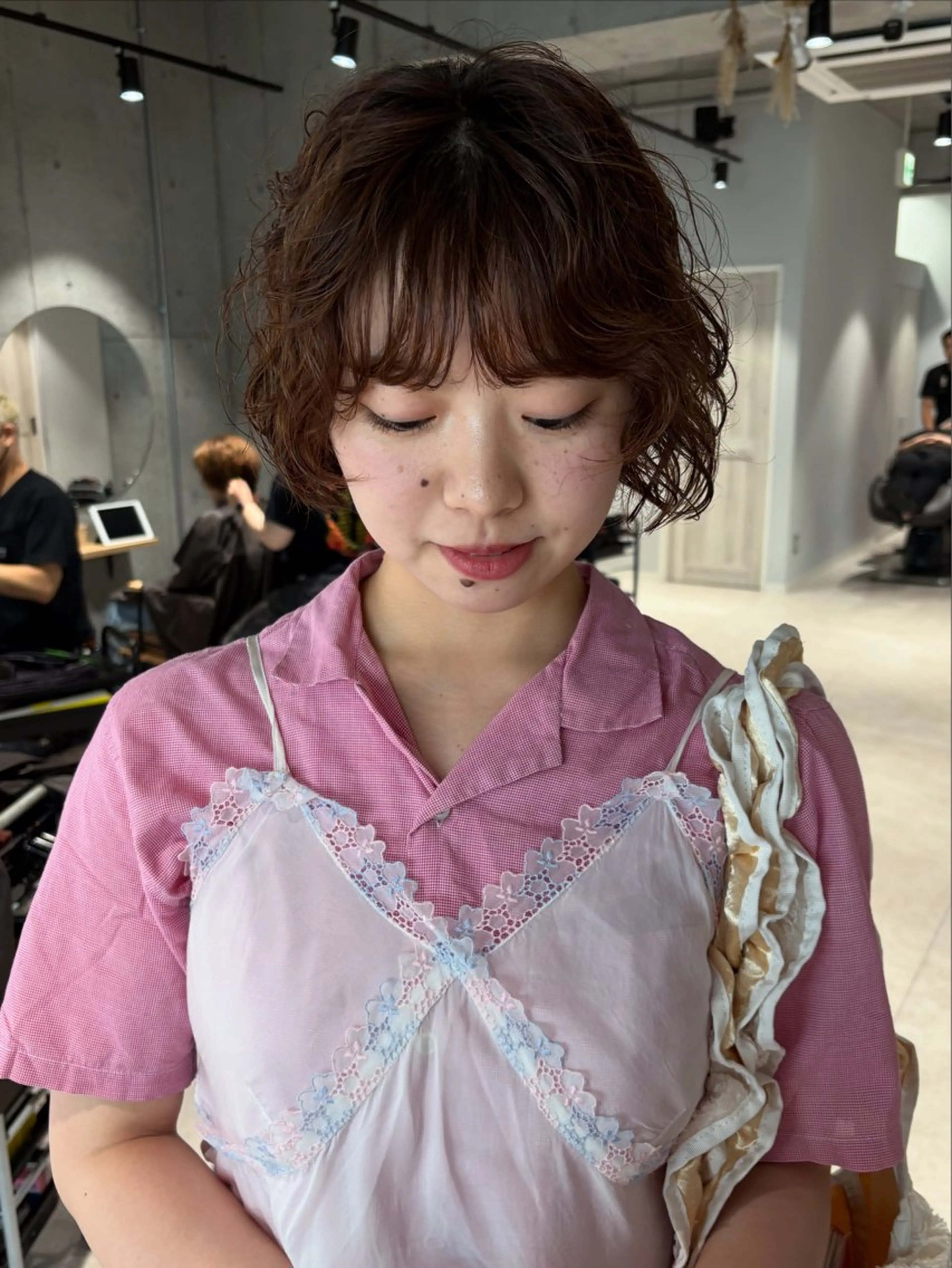 パーマ カット トリートメント 🫧ケアダブルカラー /KUREのヘアスタイル