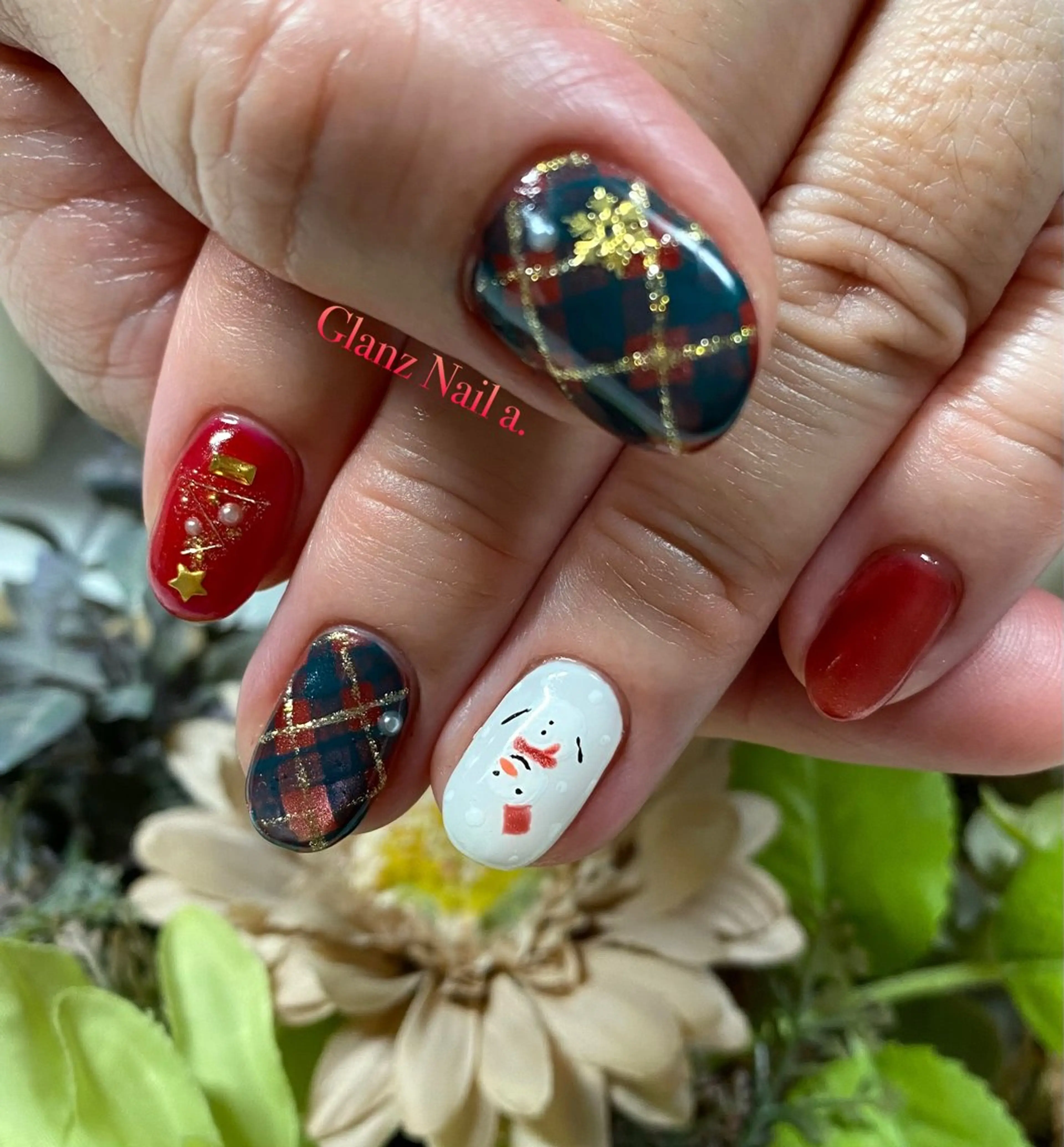 ネイル ハンドネイル Glanz  Nail aのネイルデザイン