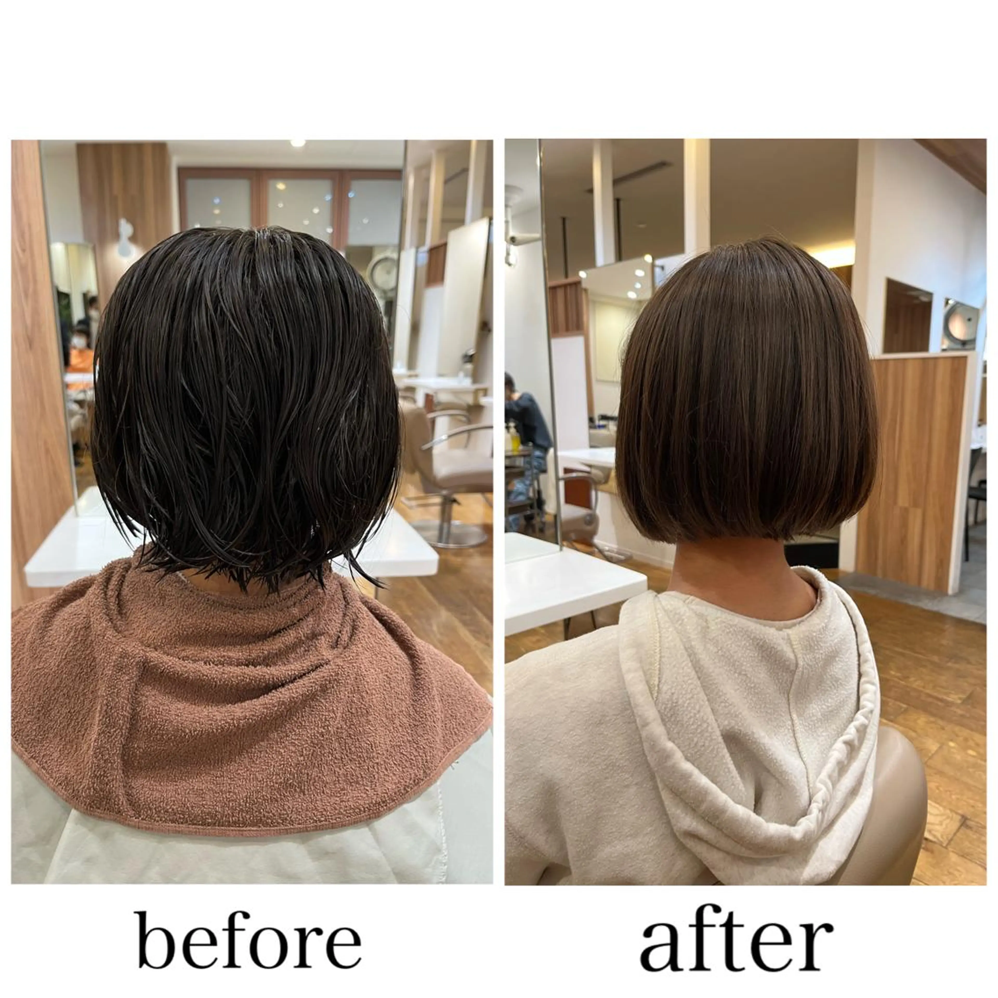 ミディアム パーマ 門崎未依/ショート カット🪿のヘアスタイル
