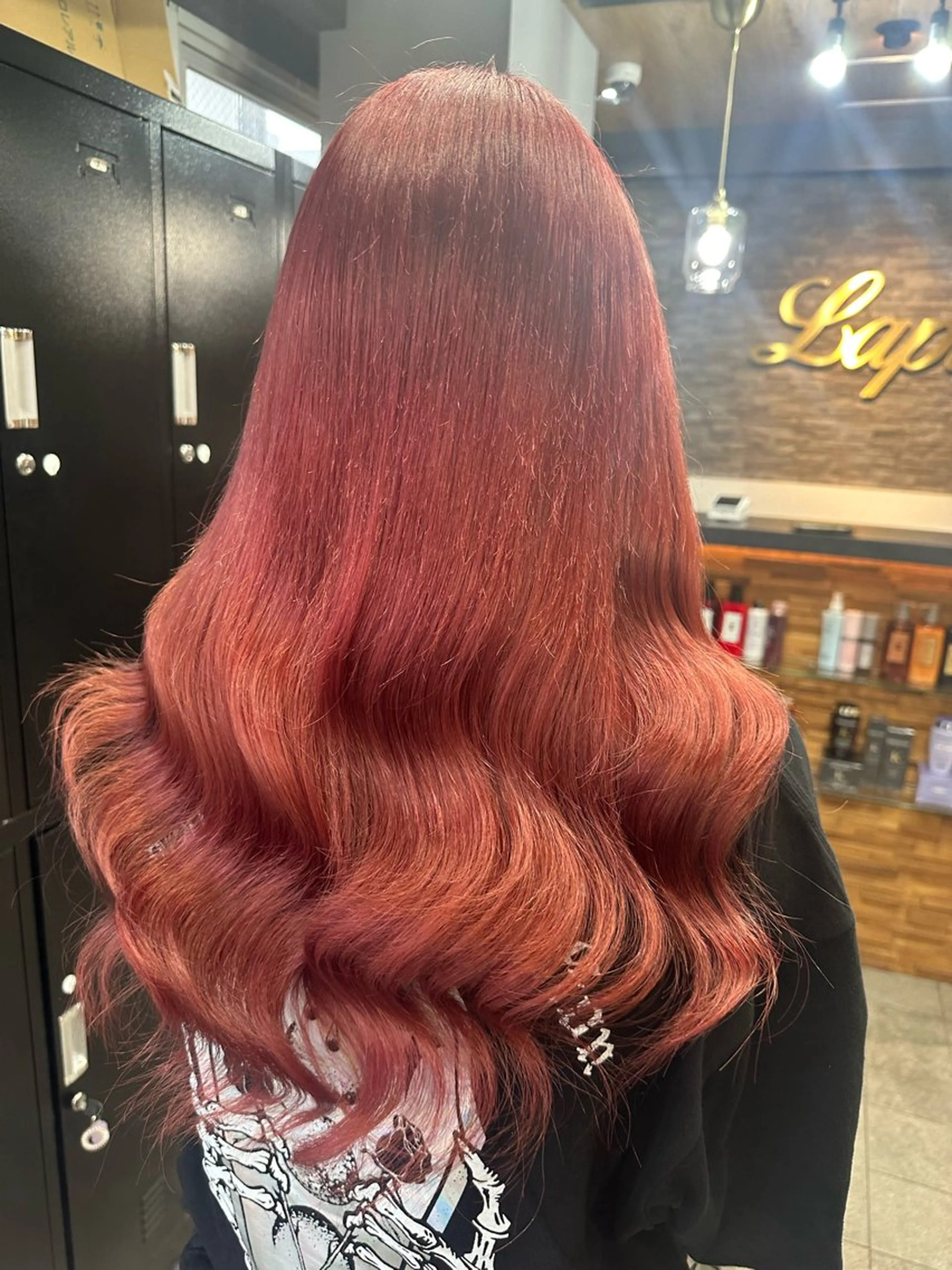 ロング カット ヘアカラー トリートメント 横浜Lapisあゆみ 艶髪/シールエクステのヘアスタイル