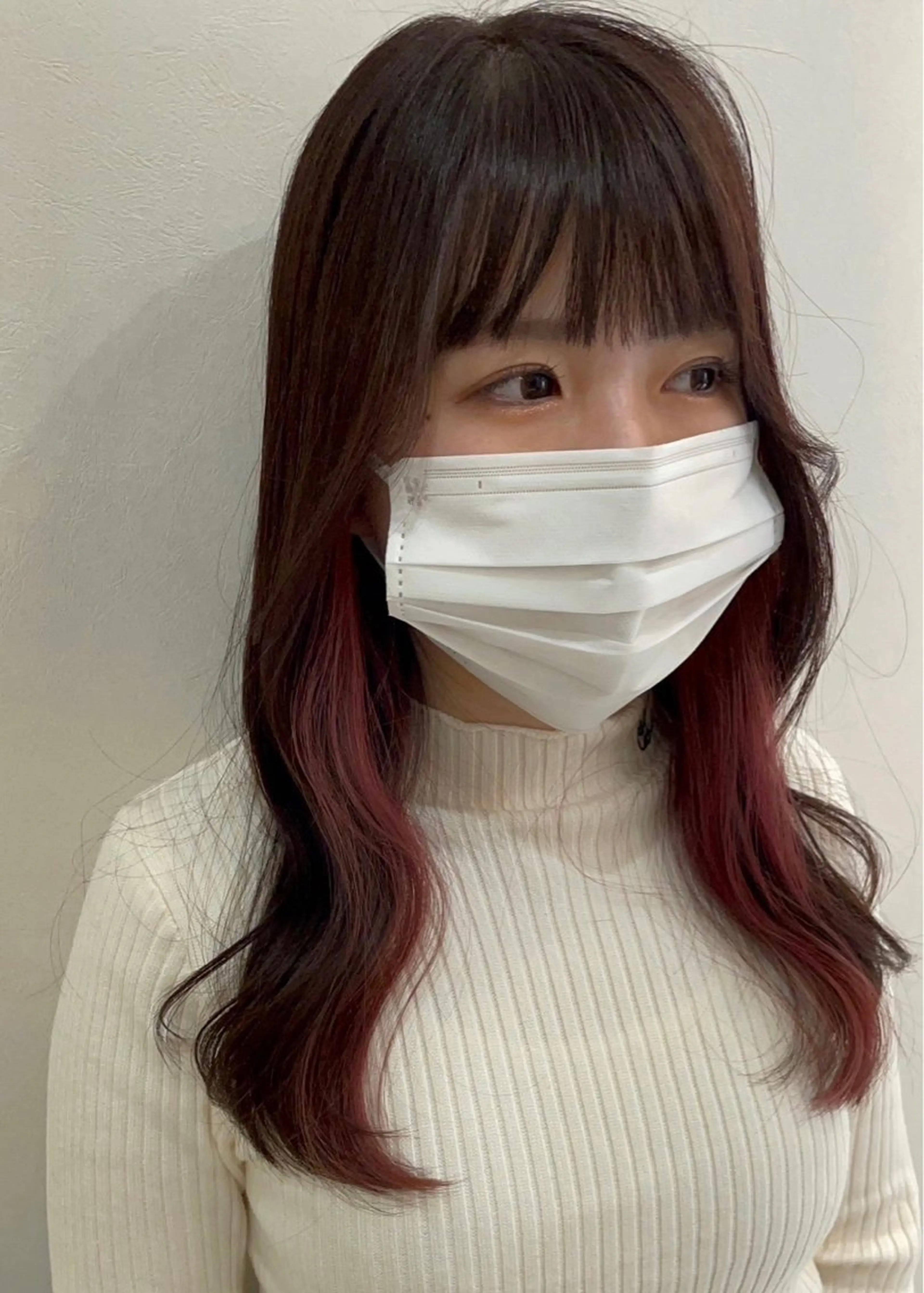 カラー ブラウンカラー ピンクカラー Lond  Emi 艶髪モテヘアのヘアスタイル