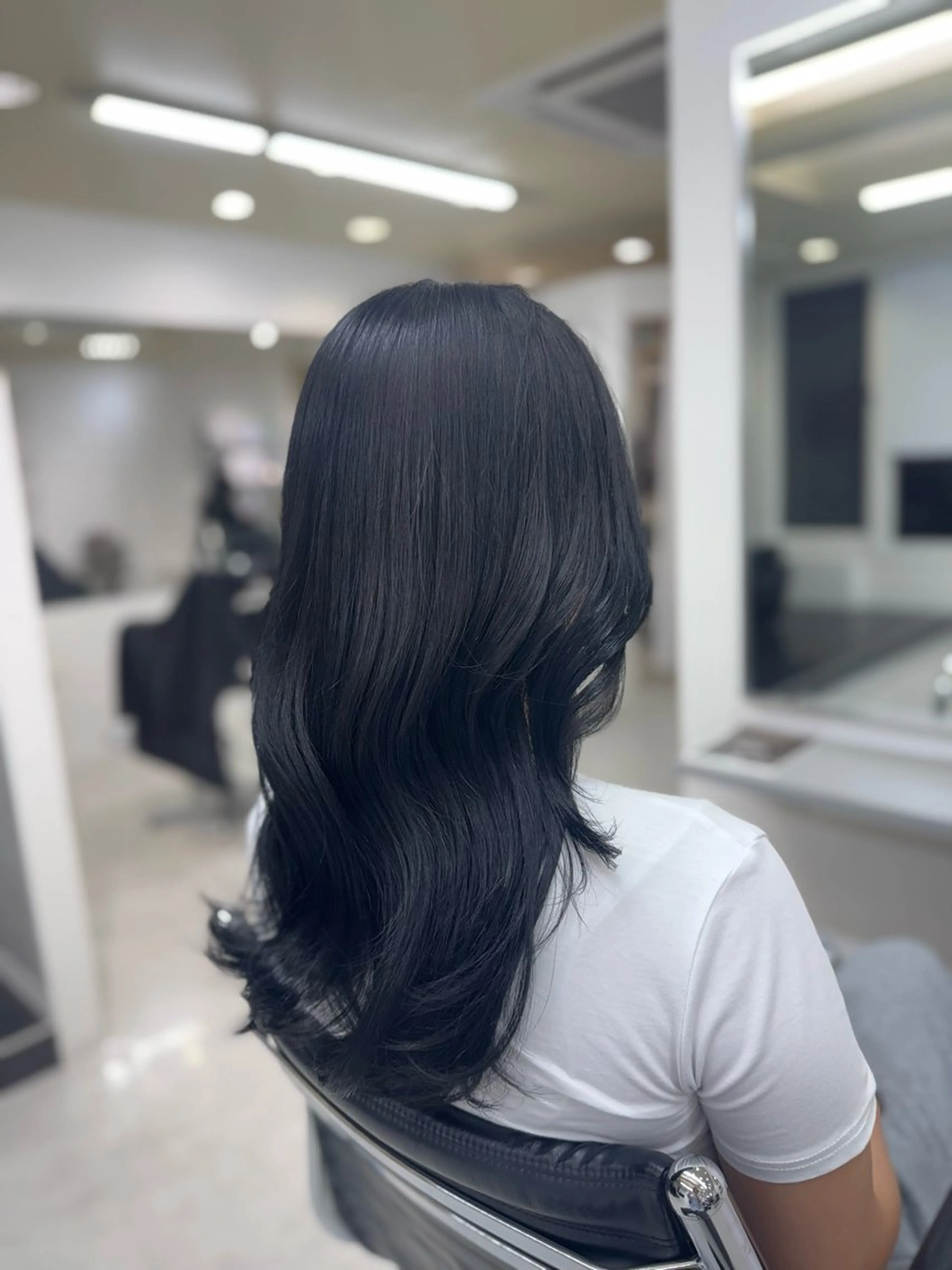 セミロング カラー ヘアカラー 艶髪✨/心斎橋美容室 /藤田勇也のヘアスタイル