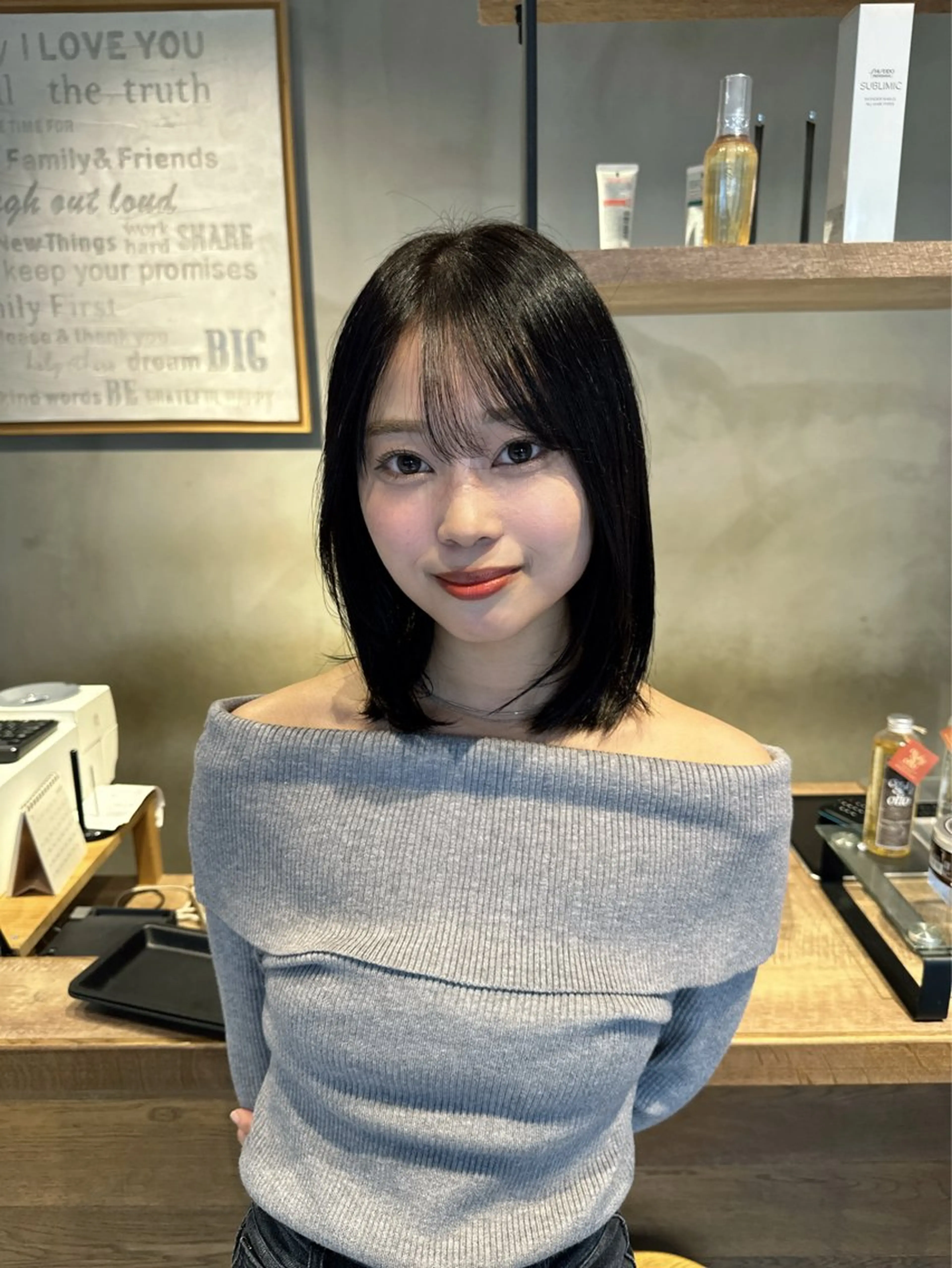 ミディアム カラー パーマ ヘアアレンジ メンズ キッズ メンズウルフカット 顔まわりレイヤー 顔周りカット 髪質改善 レイヤーカット 🌈髪質改善TR 艶カラーユウダイ🌈のヘアスタイル