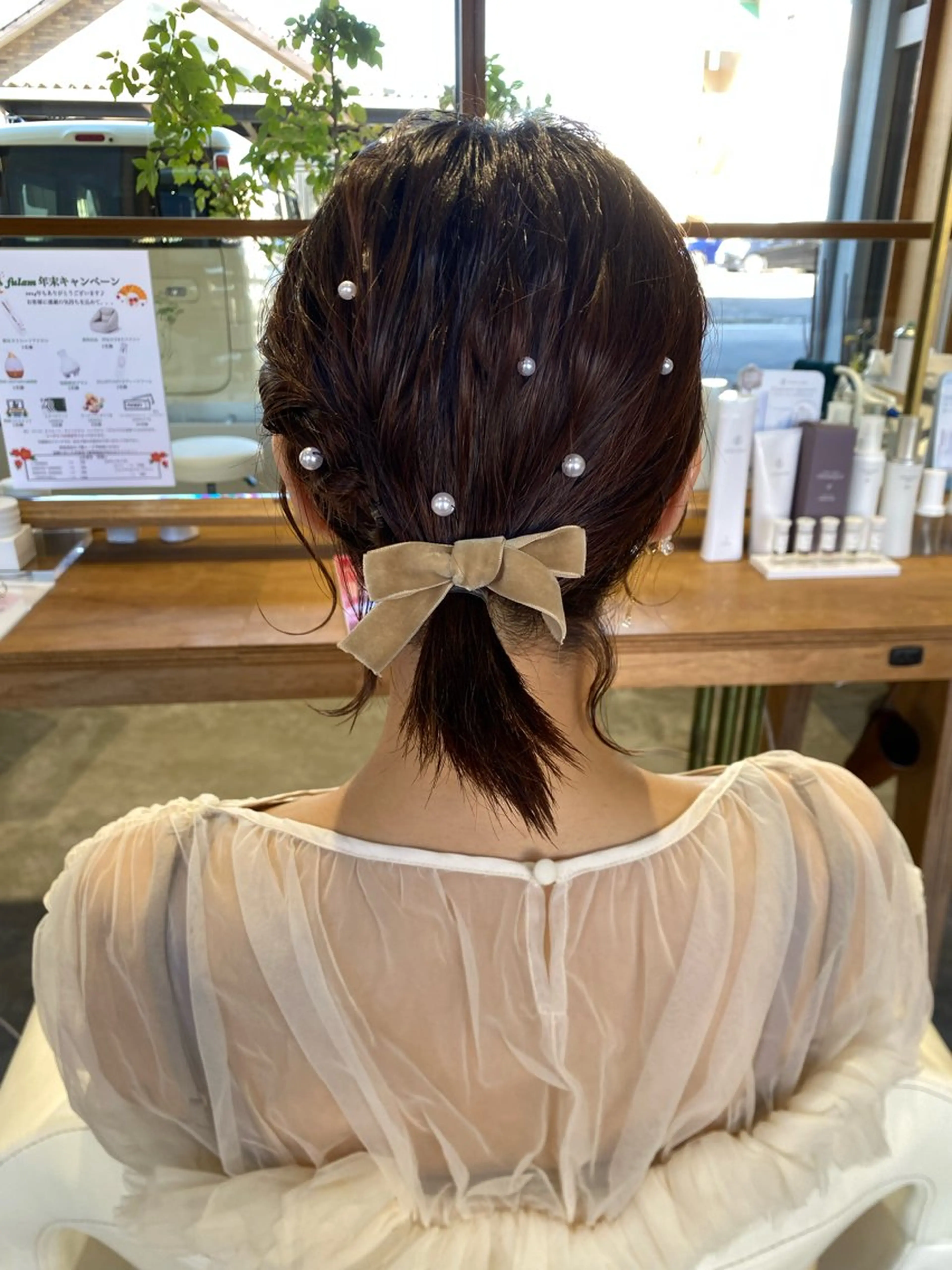 ショート ヘアアレンジ ヘアセット fulam所属・MIKU ／fulamのヘアスタイル