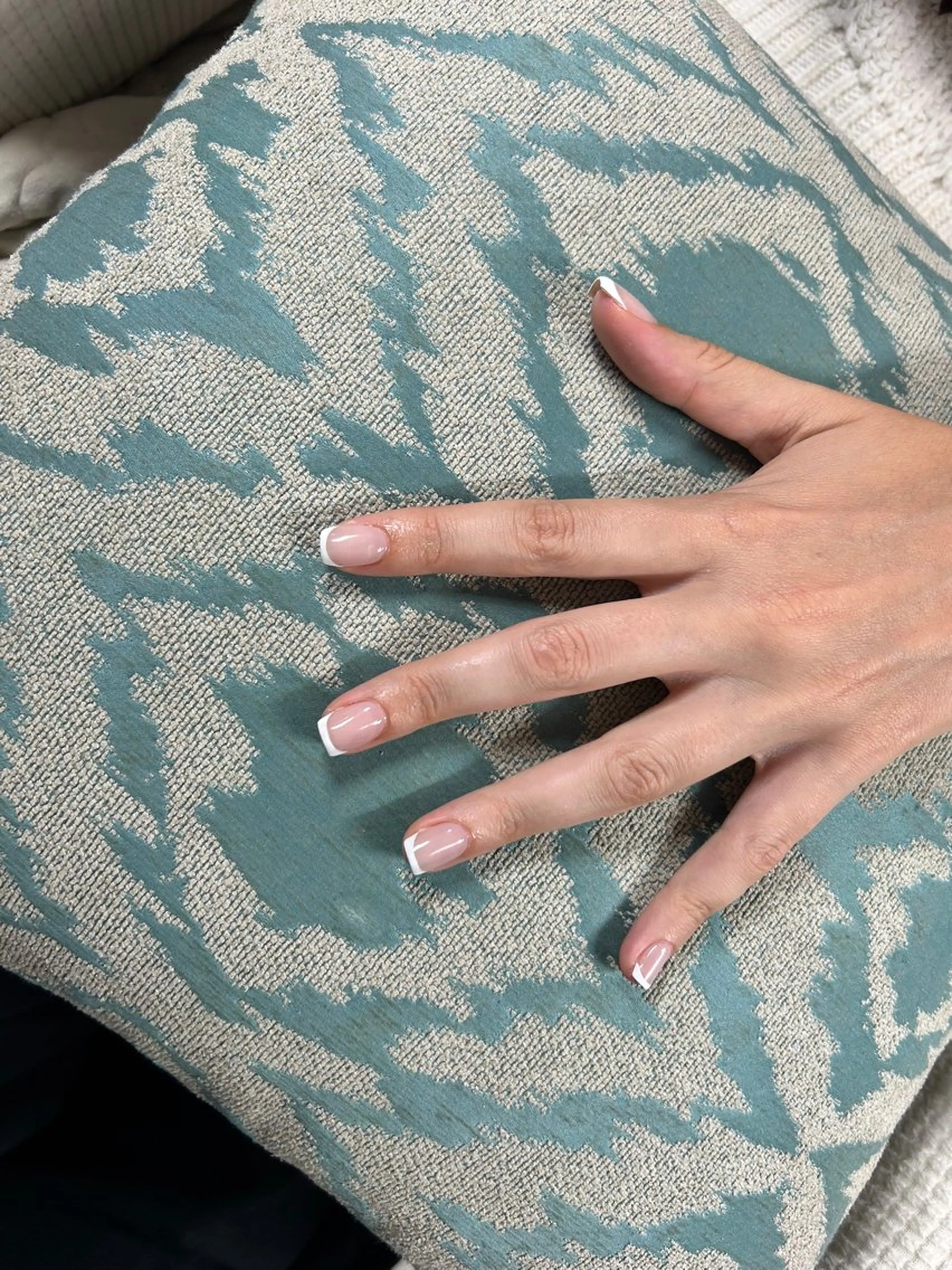 ネイル フレンチネイル ホワイト NAIL SALON espoirのネイルデザイン