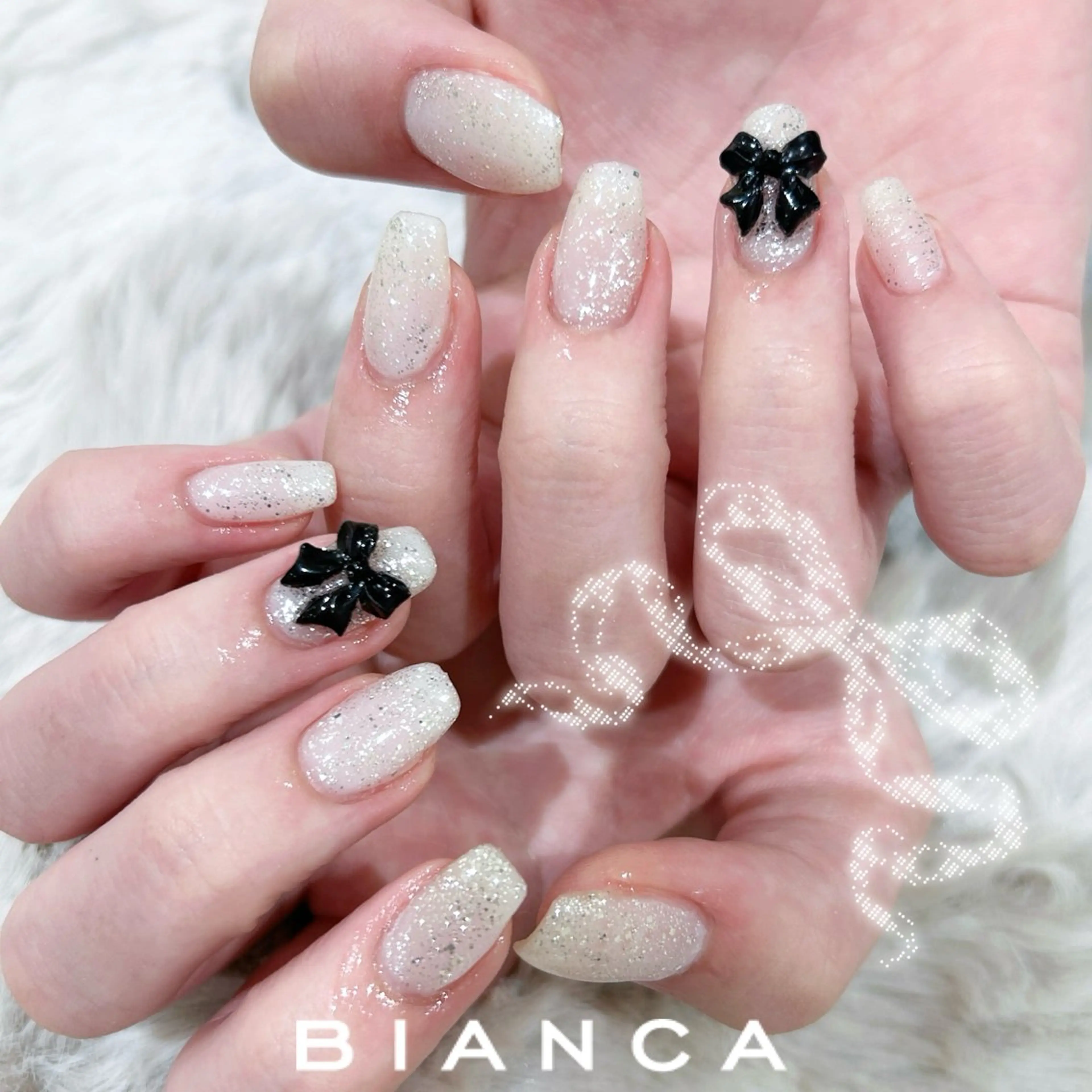 ネイル ハンドネイル Bianca 川口 moe˖ ࣪⊹のネイルデザイン