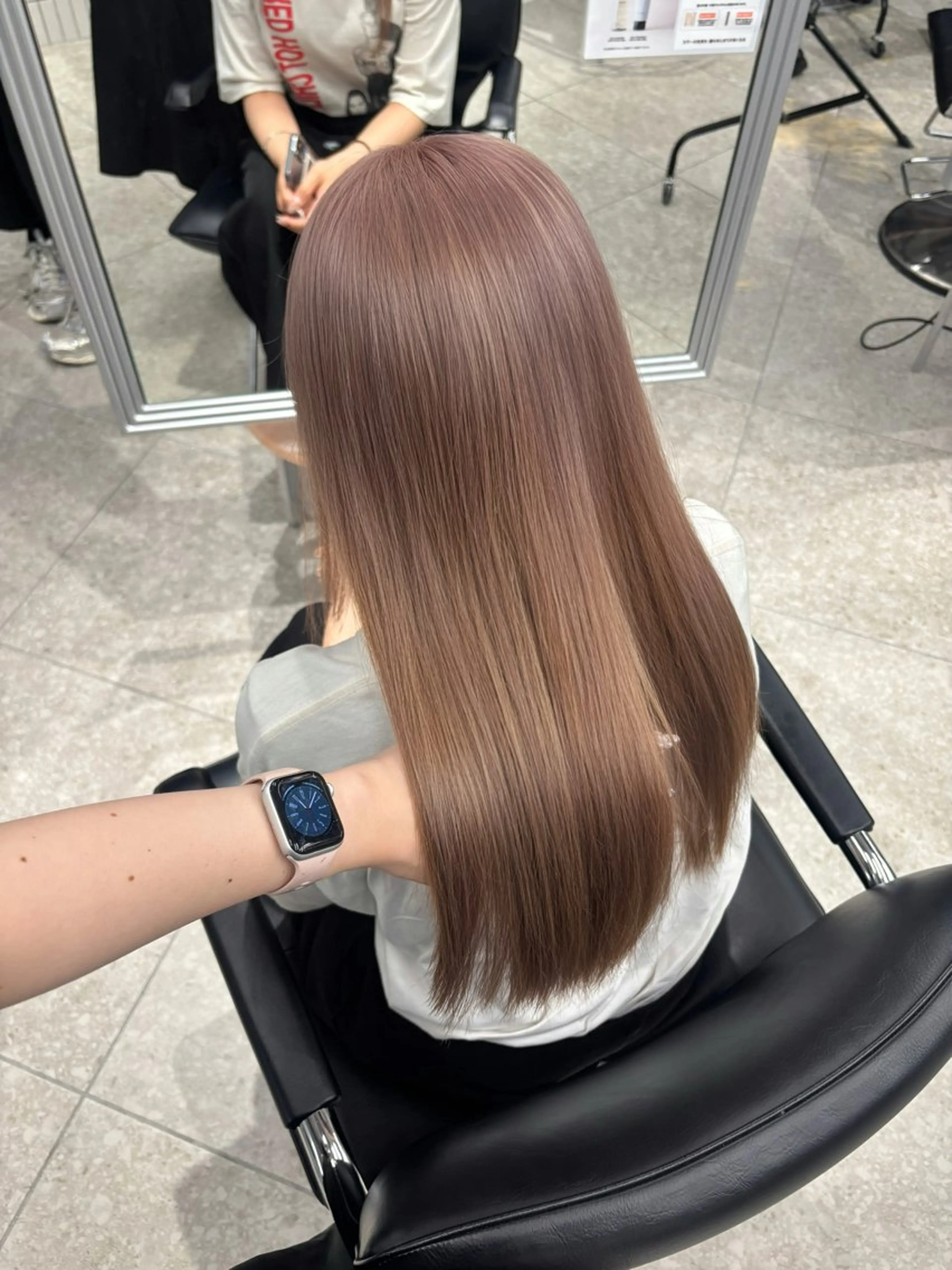 ロング カット ヘアカラー PELE梅田所属・梅田/ハイトーン /yuriのヘアスタイル