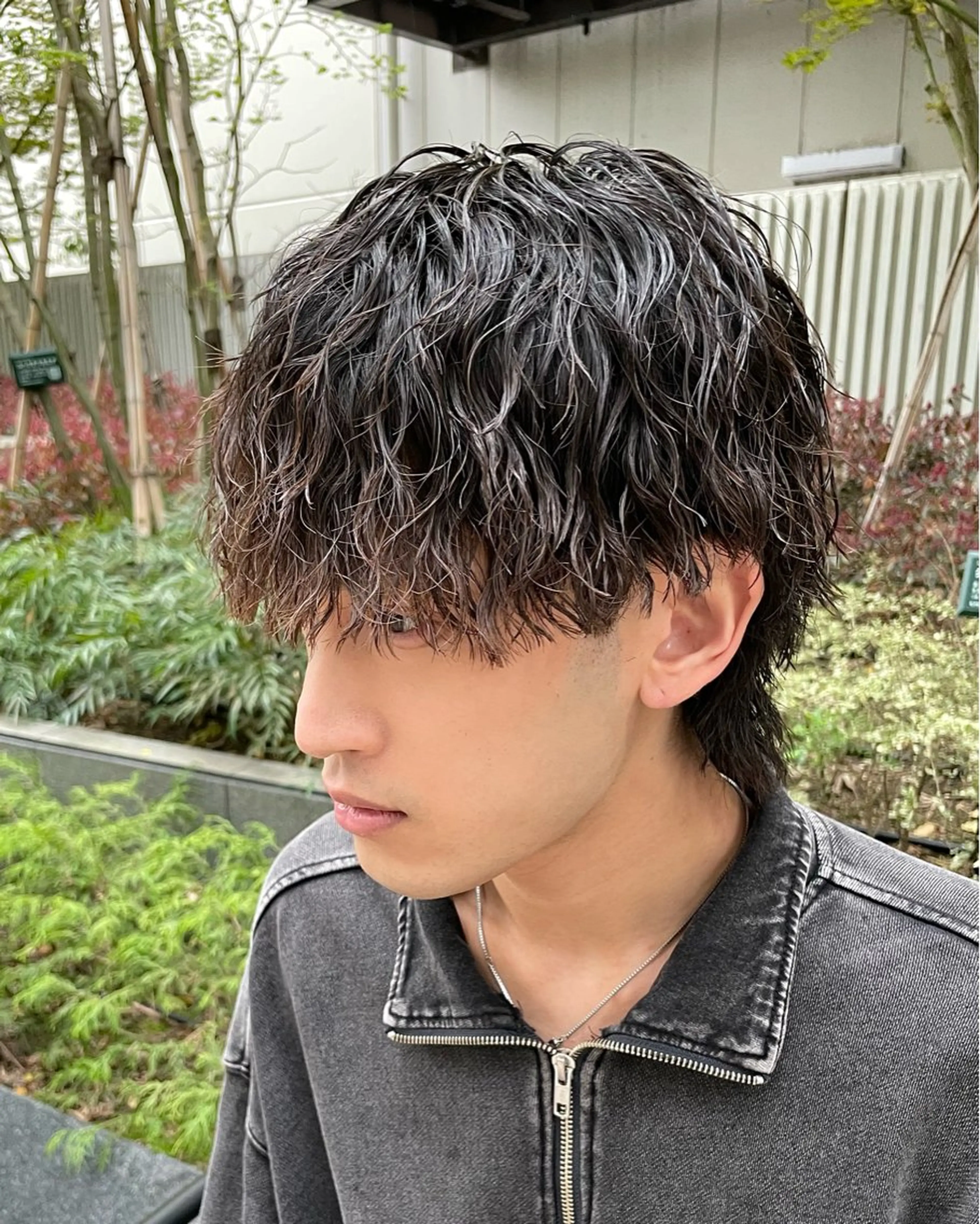 ショート カラー パーマ ヘアアレンジ メンズ カット パーマ トリートメント ヘアセット 亀井隆汰/メンズ専門 パーマ特化美容師のヘアスタイル
