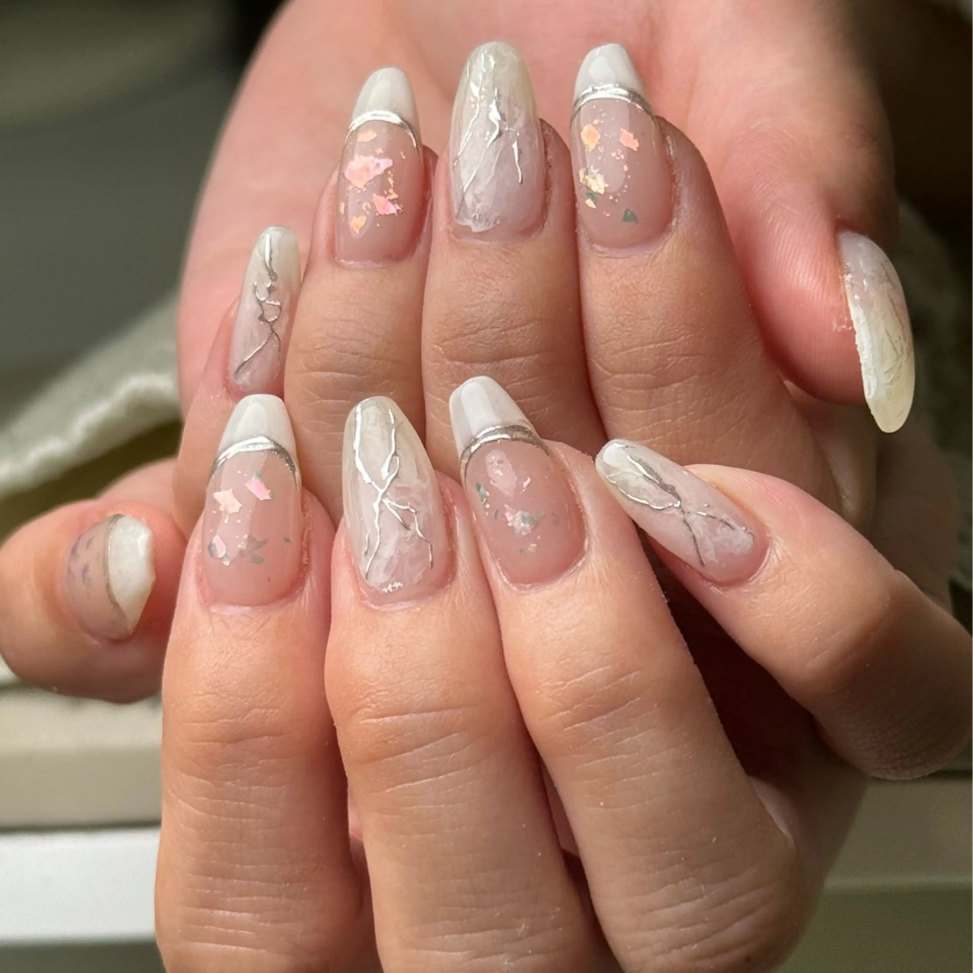 ネイル フレンチネイル シンプルネイル ハンドネイル Nail&Eye lash Nanaのネイルデザイン