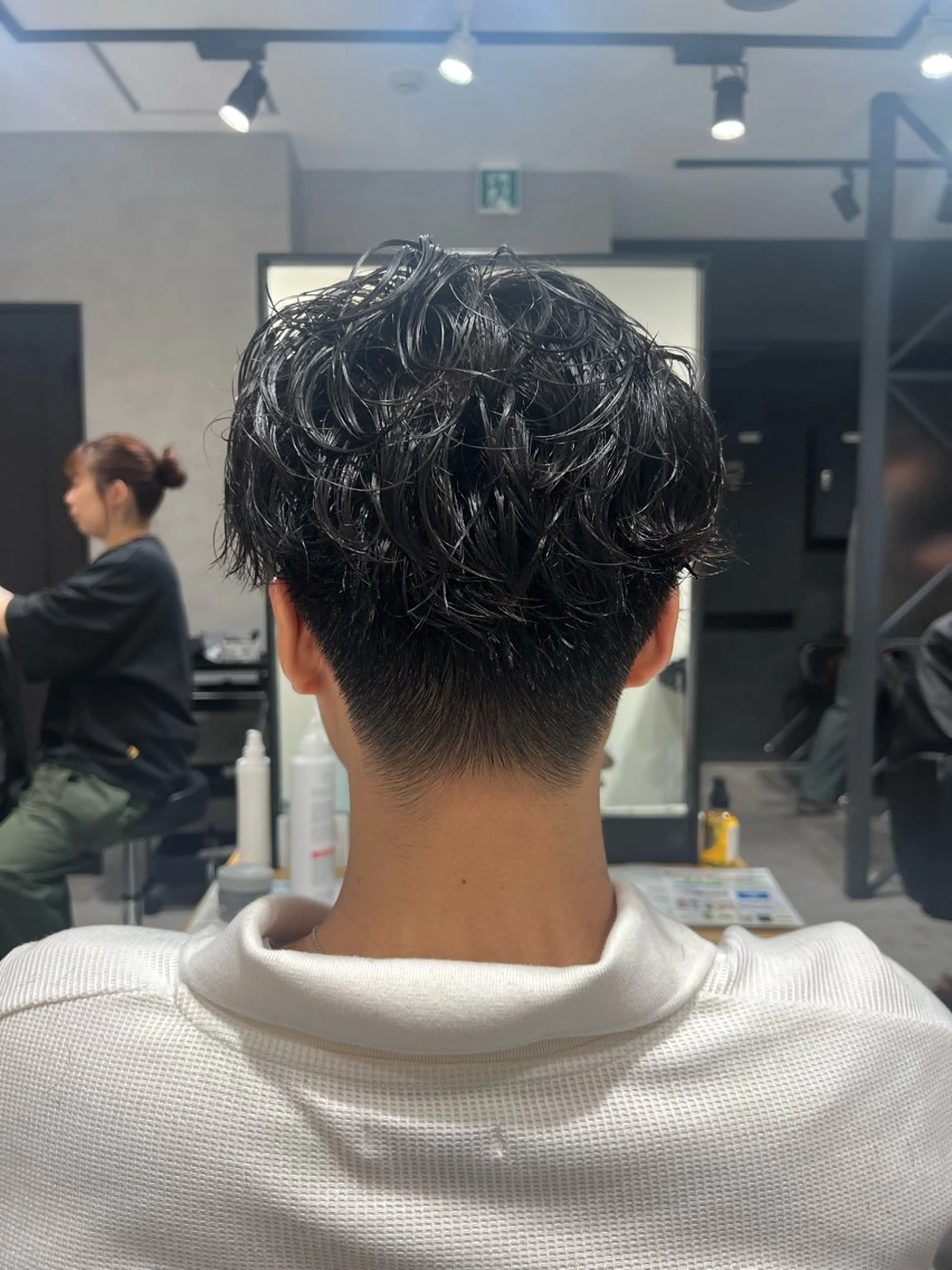 パーマ メンズ カット パーマ 上野⭐️メンズ特化 森田道成のヘアスタイル