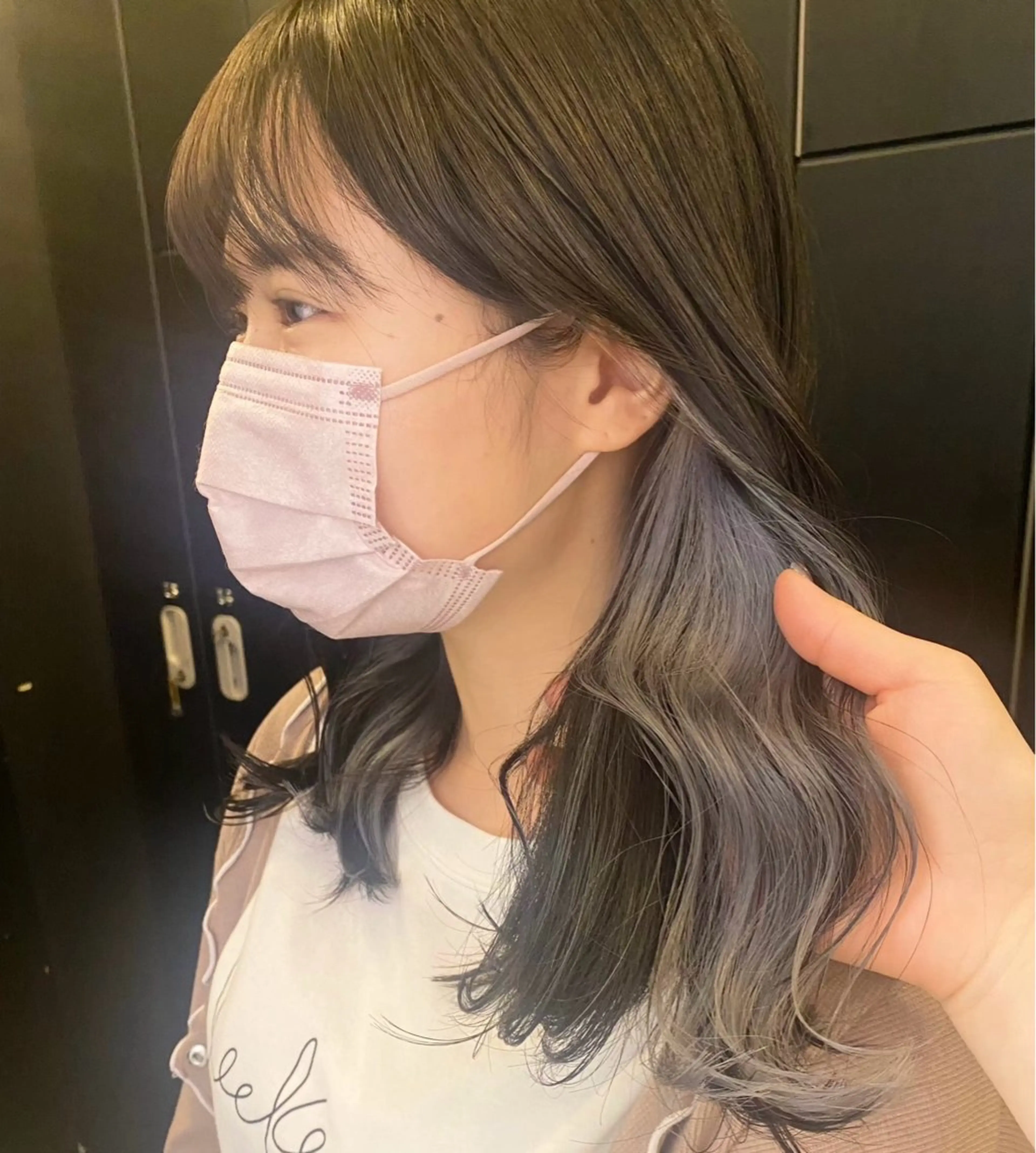 カラー ベージュ×艶🍨 mihoのヘアスタイル