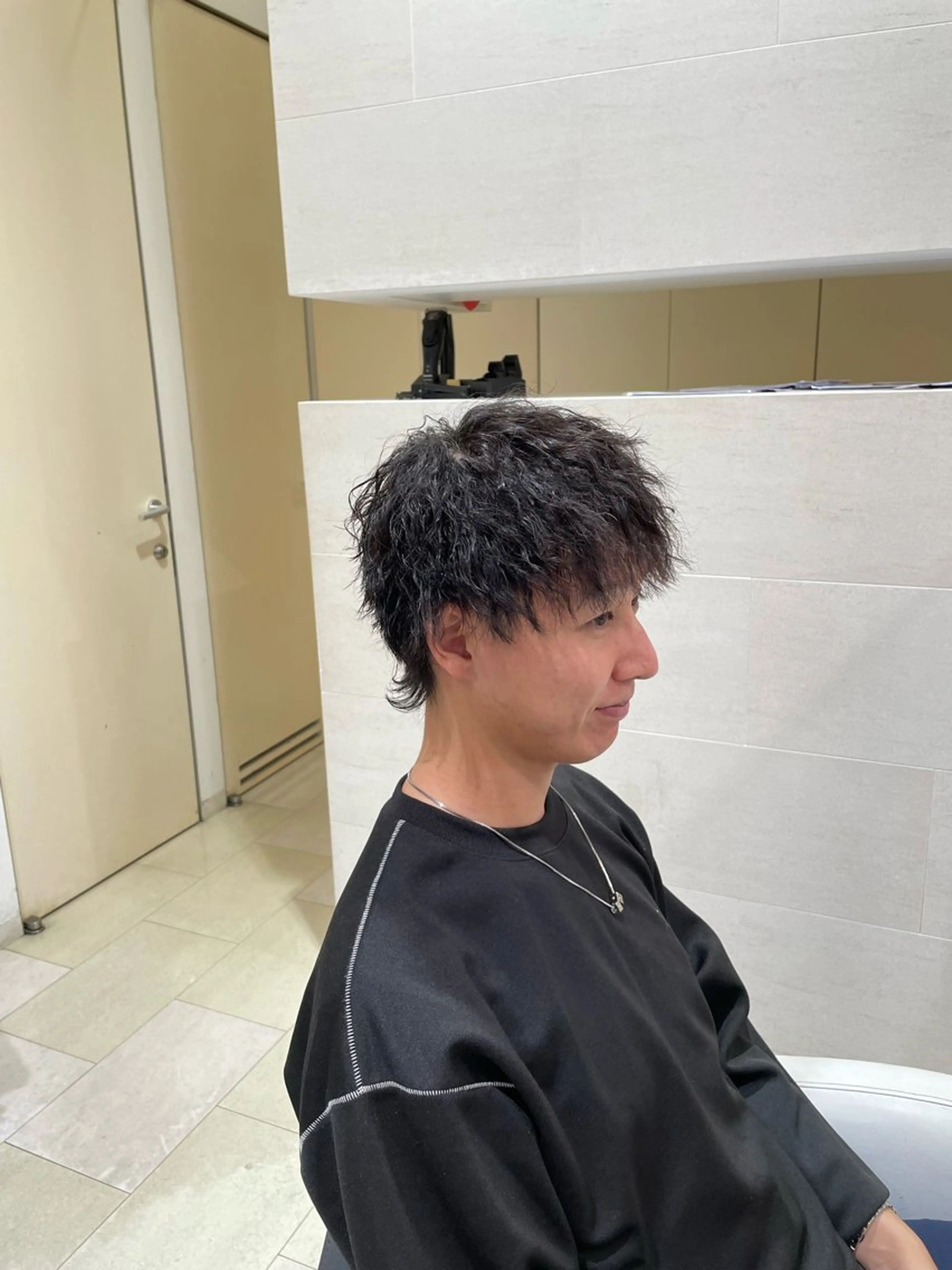 ショート パーマ メンズ カット パーマ GRAZIE due所属・波巻き・ツイスパ /篠谷祐輝のヘアスタイル