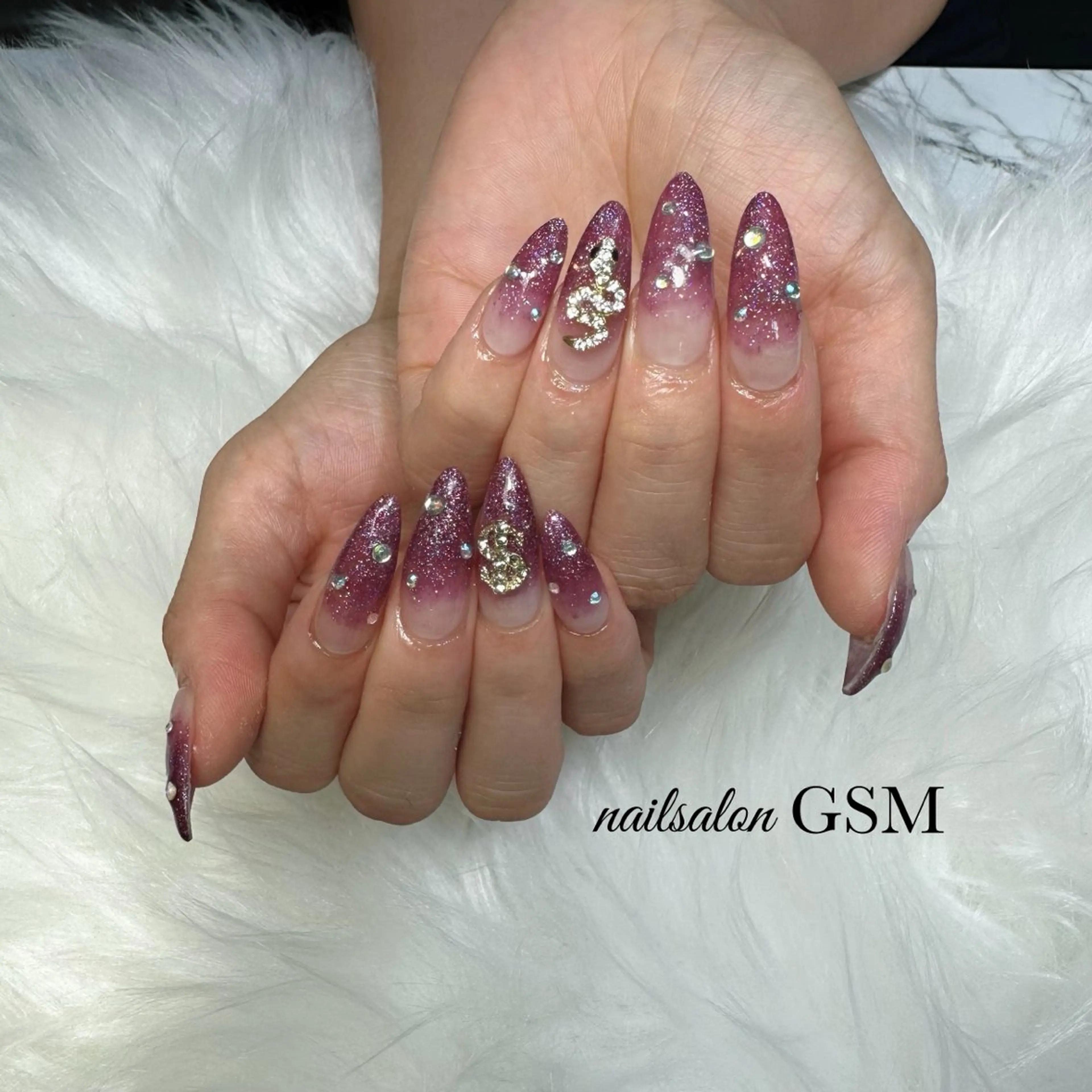 ネイル グラデーション ハンドネイル nail salon GSMのネイルデザイン