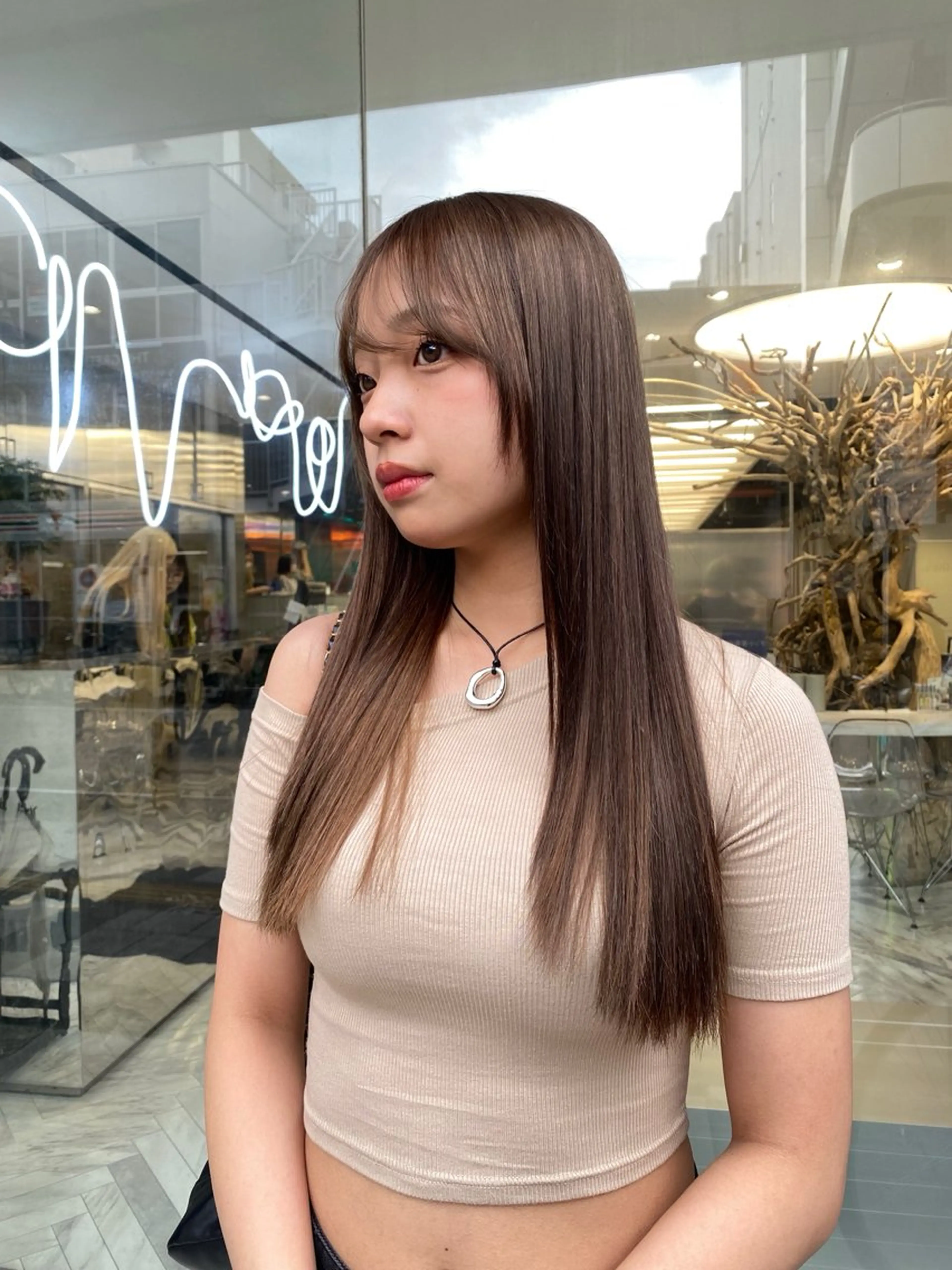 セミロング カラー ヘアカラー カンナ【Y2Kネイル /コーンロウ】のネイルデザイン