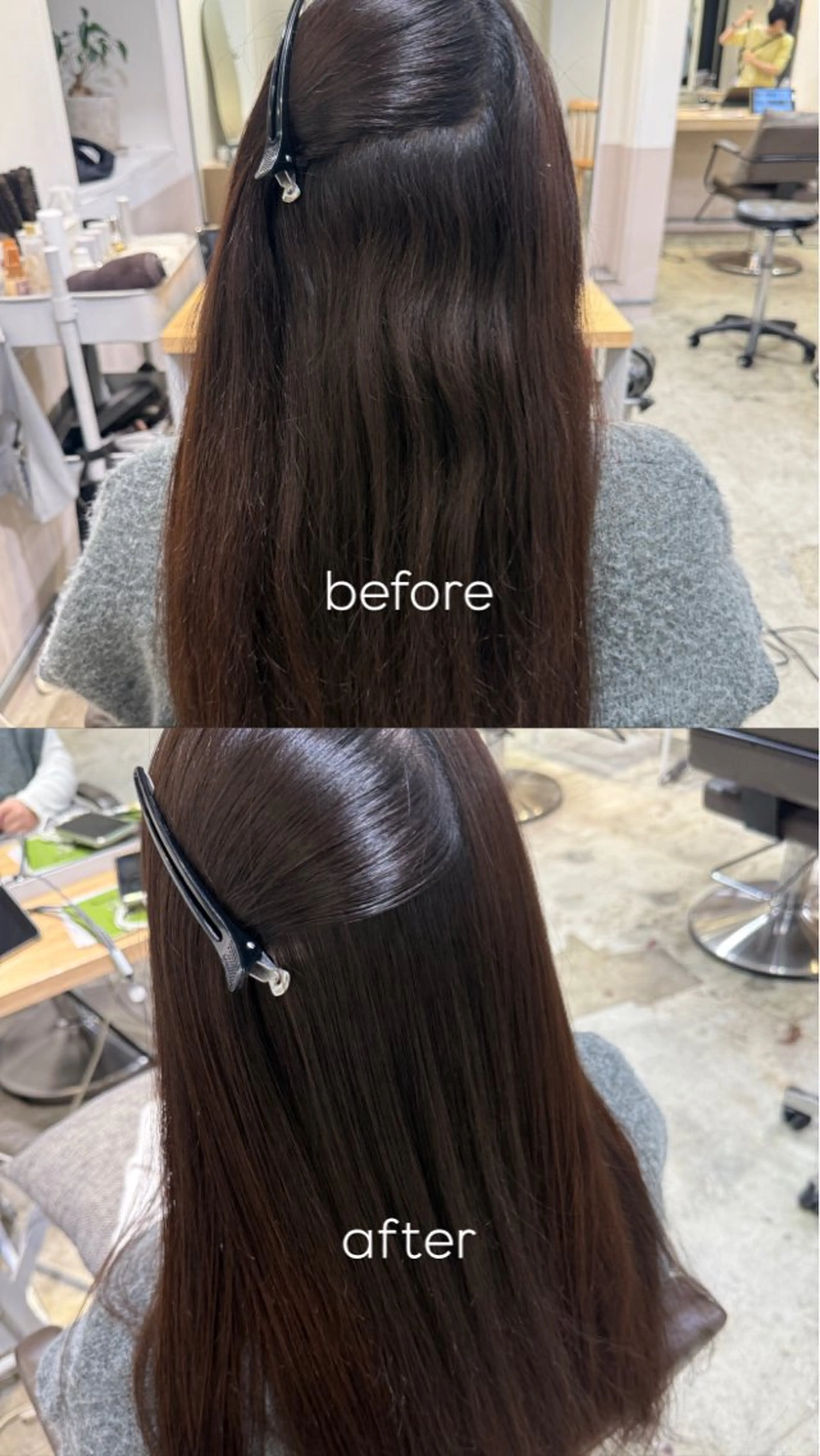 ロング カット 縮毛矯正 トリートメント 🎀縮毛矯正／ メンズパーマ／りんのヘアスタイル