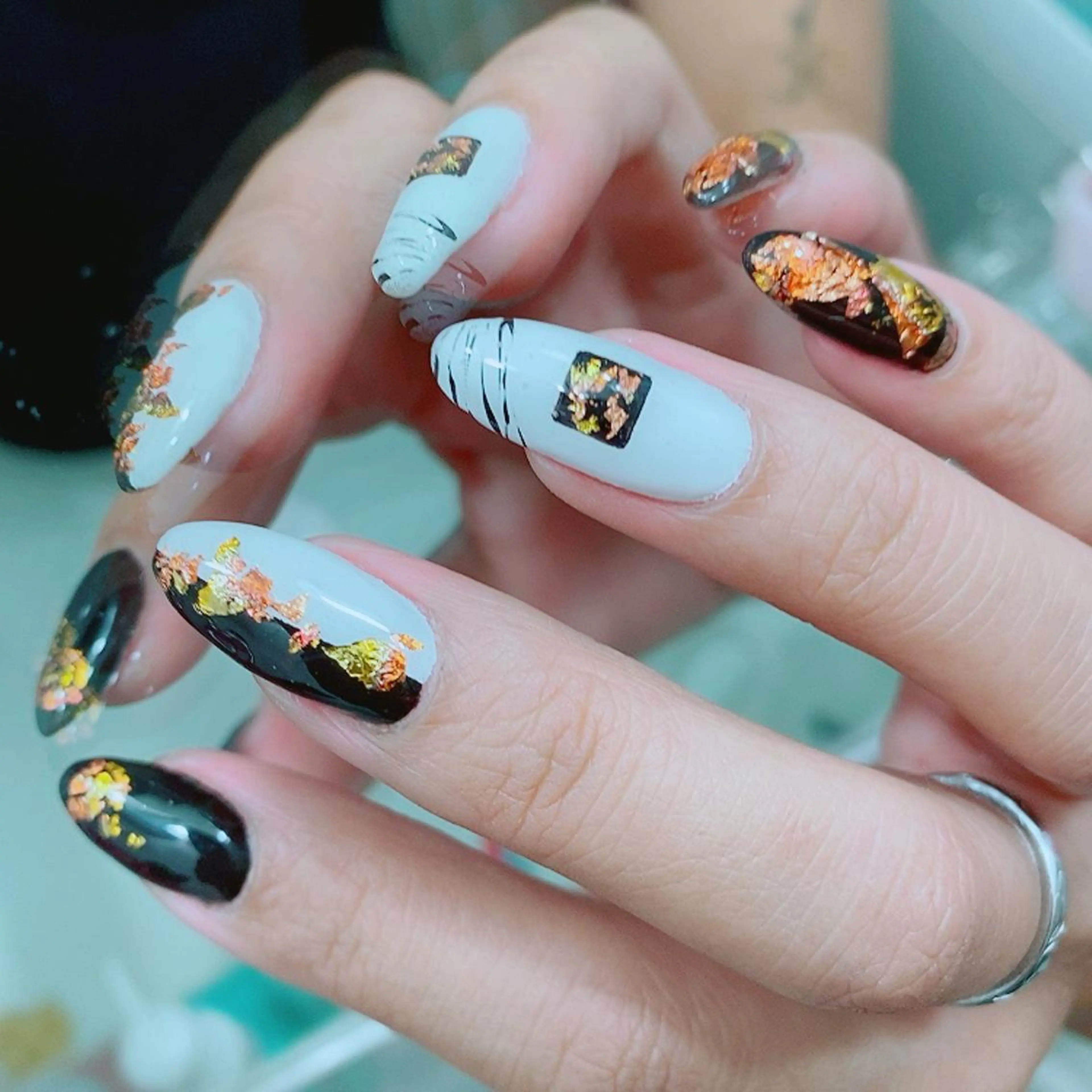 ネイル 長さ出し メンズネイル 持ち込み スカルプネイル S&S 村田小百合のネイルデザイン