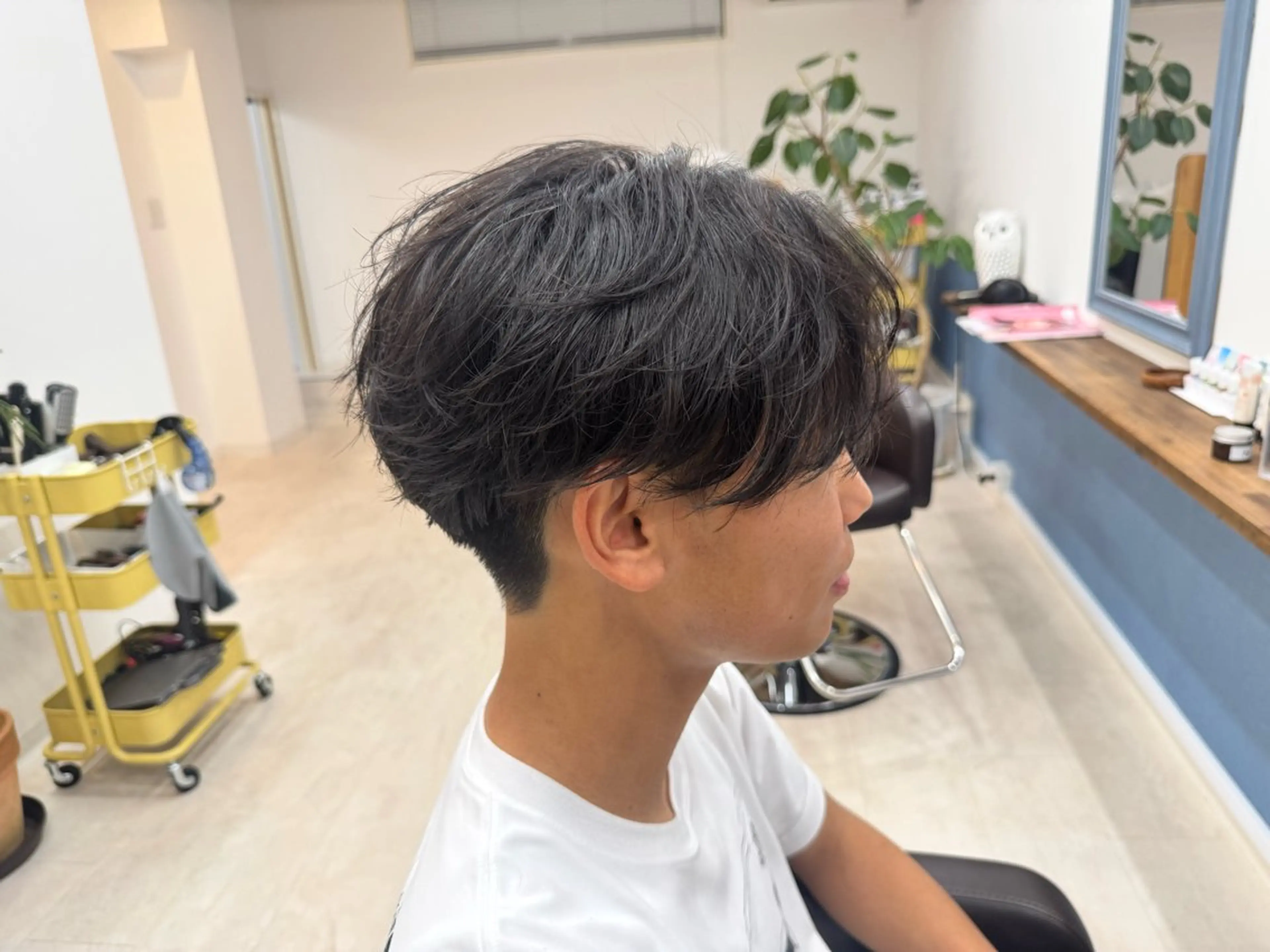 ショート パーマ メンズ フェザーパーマ メンズパーマ カット パーマ iLo highlight NARITA所属・髙橋 悠也 ／メンズ特化のヘアスタイル