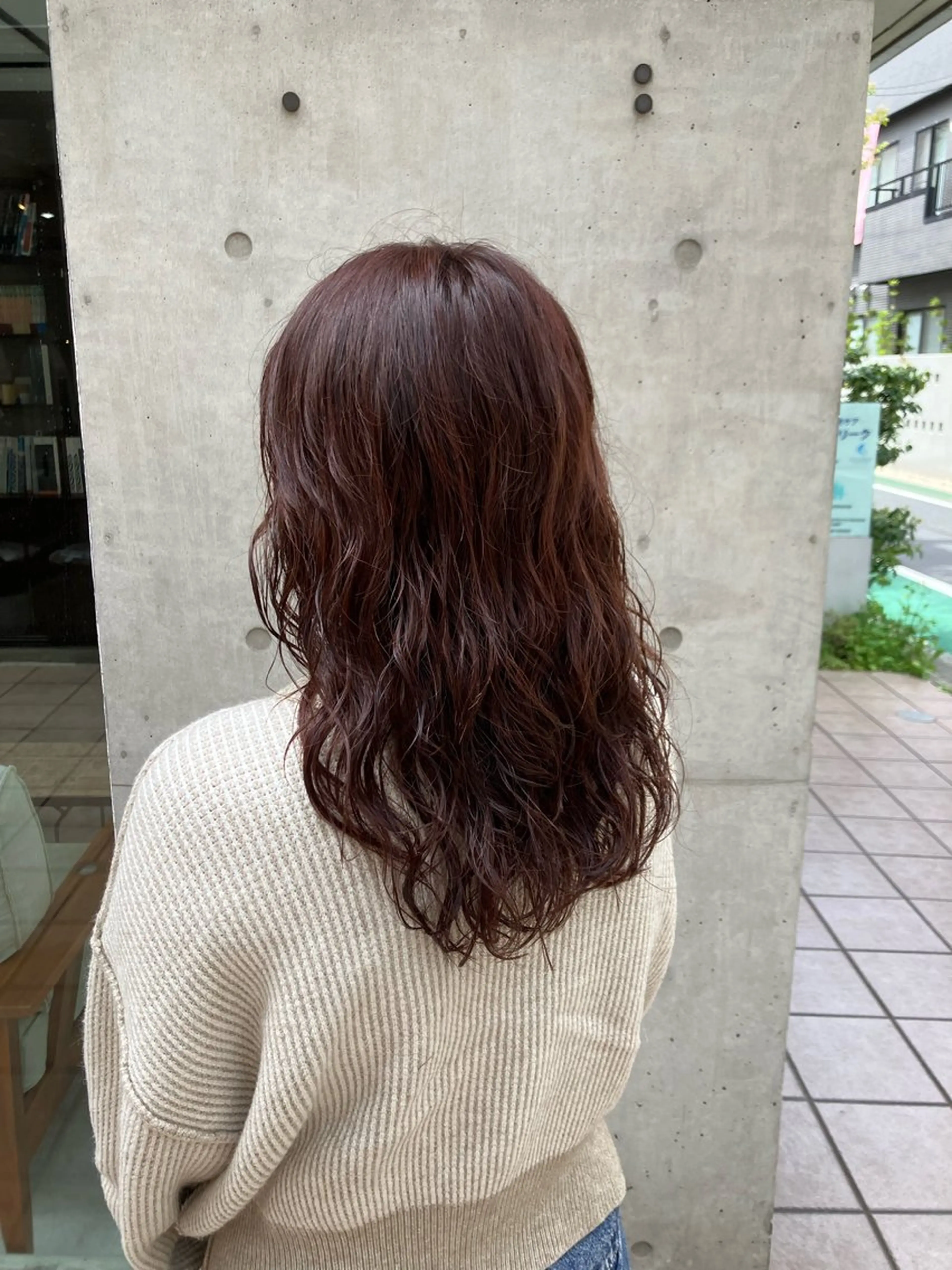 ロング パーマ カット パーマ ニュアンスカラー／ メンズ🌙久住綾香のヘアスタイル