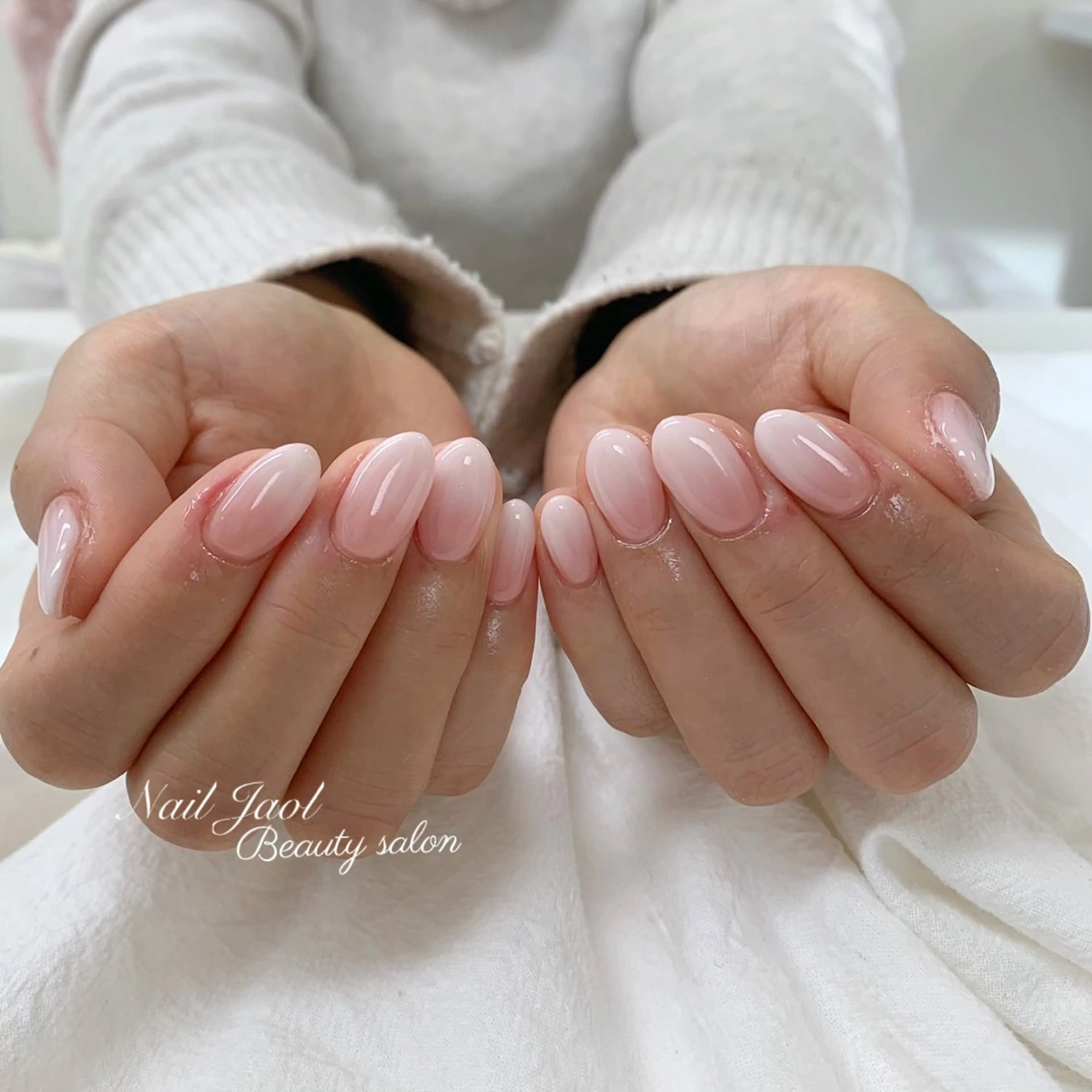 ミディアム 韓国風ヘア ハンドネイル nail jaol池袋店所属・ネイルJaol 池袋のネイルデザイン
