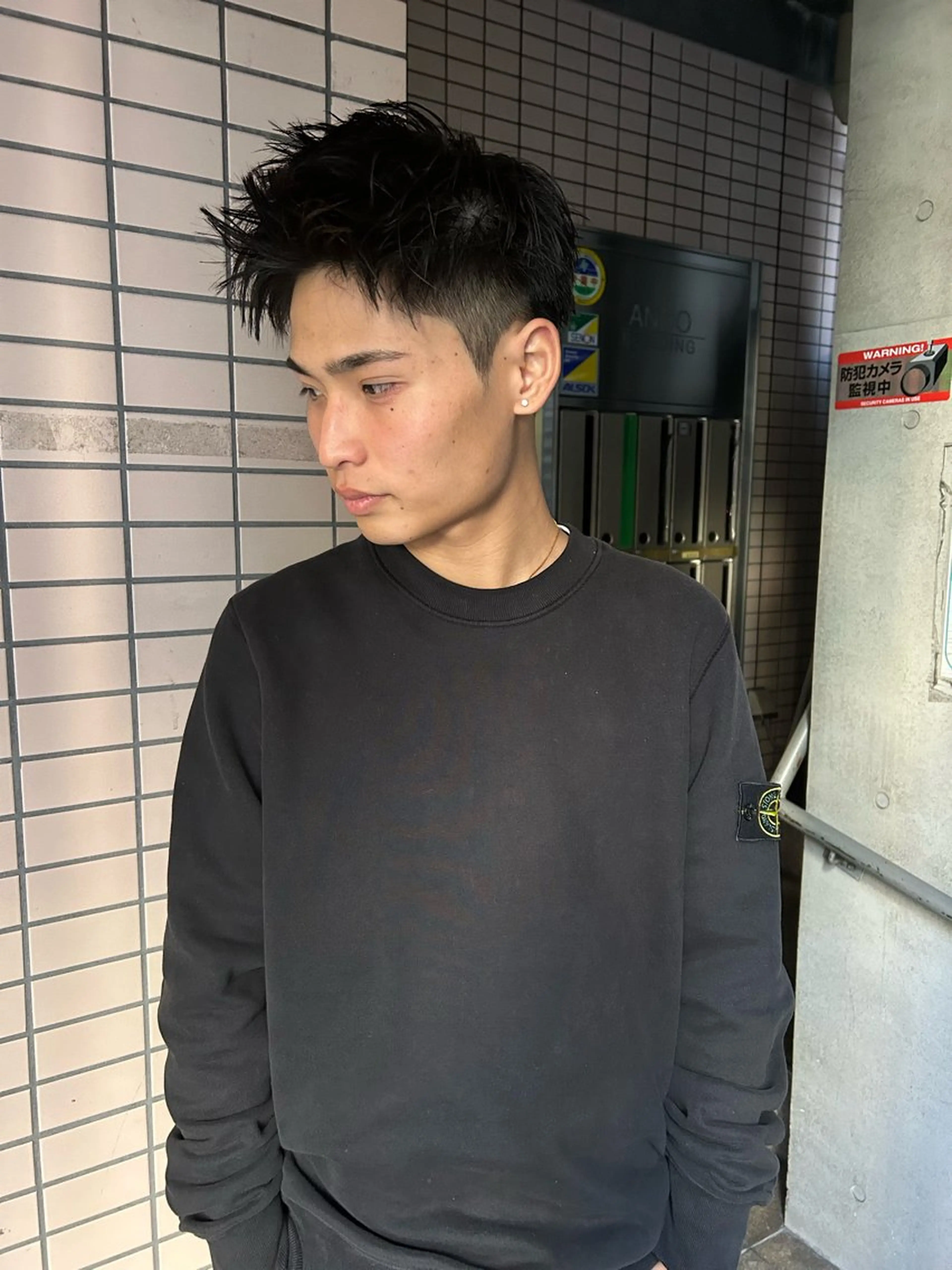 ショート メンズ メンズブリーチ メンズハイライト メンズインナーカラー メンズパーマ プードルパーマ カット charme所属・💈メンズ特化 /伊藤大輝💈のヘアスタイル