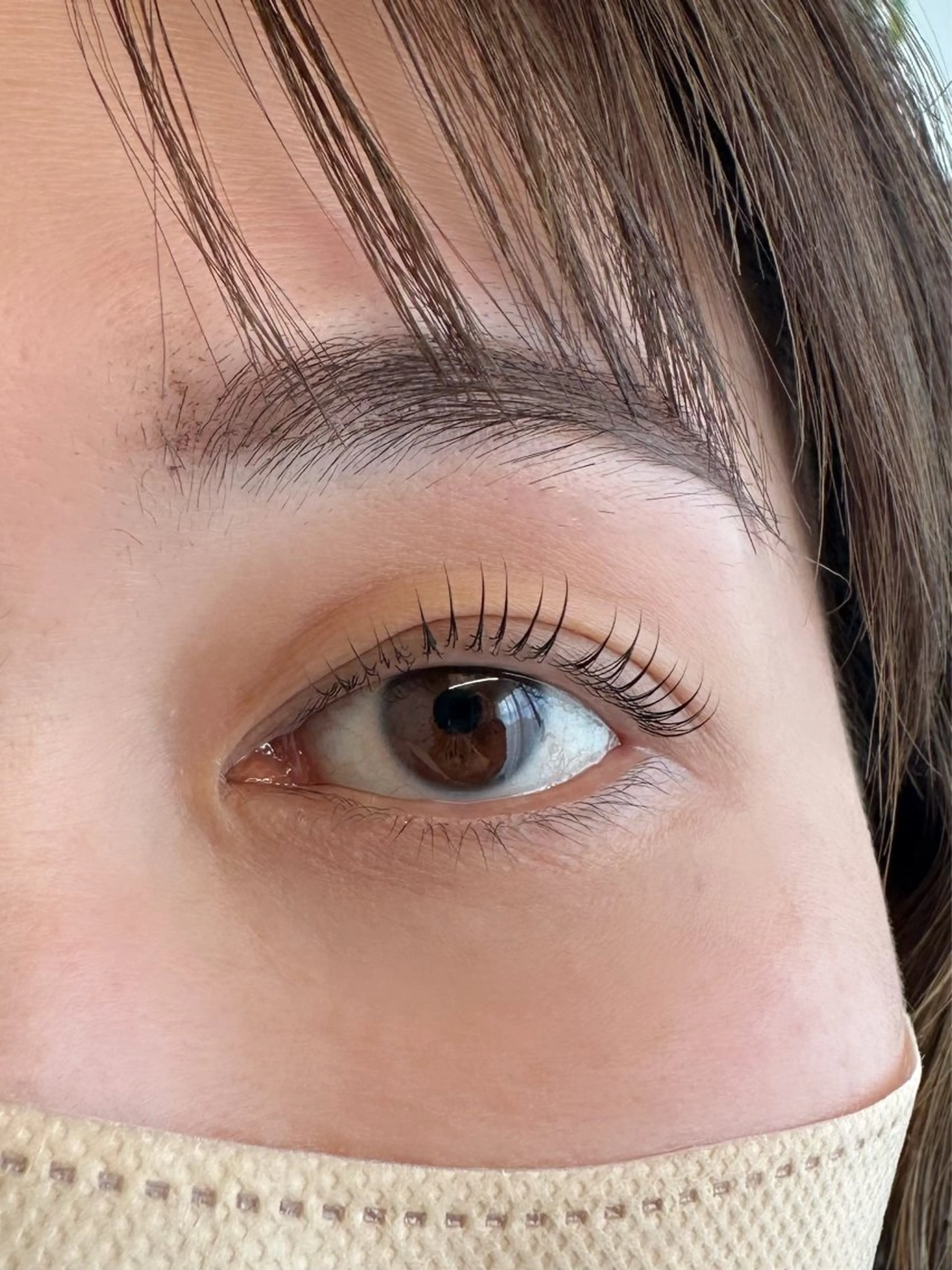 【まつげブラックティント】ダメージレス上まつげパーマの写真