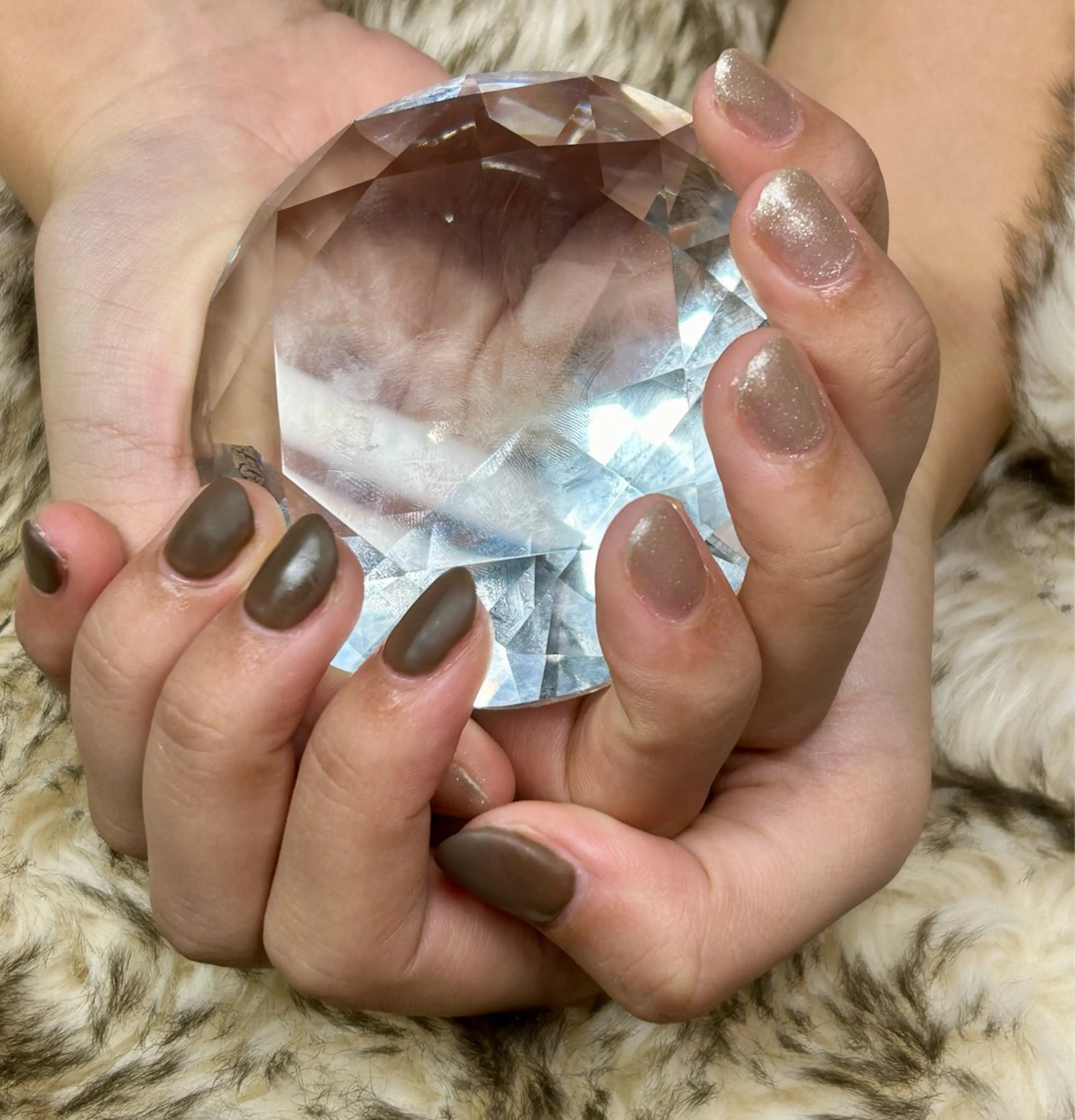 ネイル ラメ(グリッター) マットネイル ワンカラーネイル nailroom HARU.のネイルデザイン