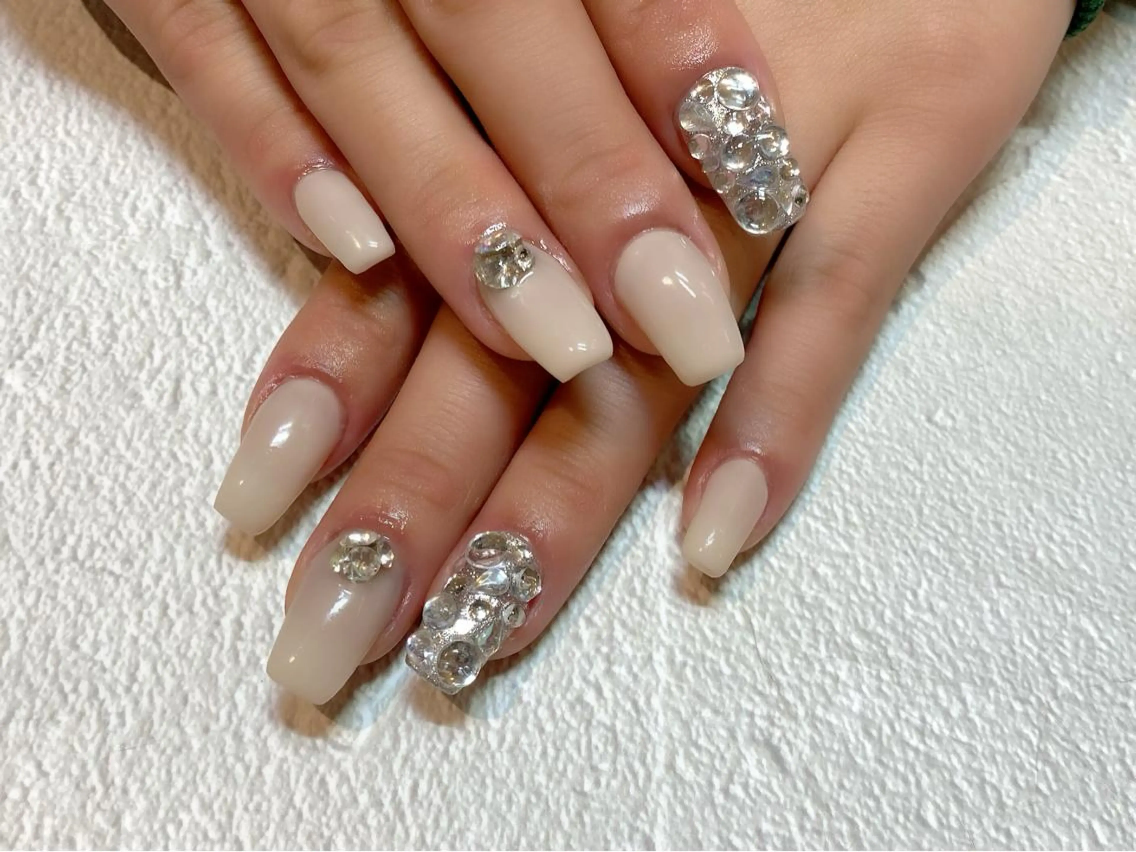 ネイル ストーンネイル ハンドネイル GO TODAY SHAiRE SALON所属・✨kitamura rie✨のネイルデザイン