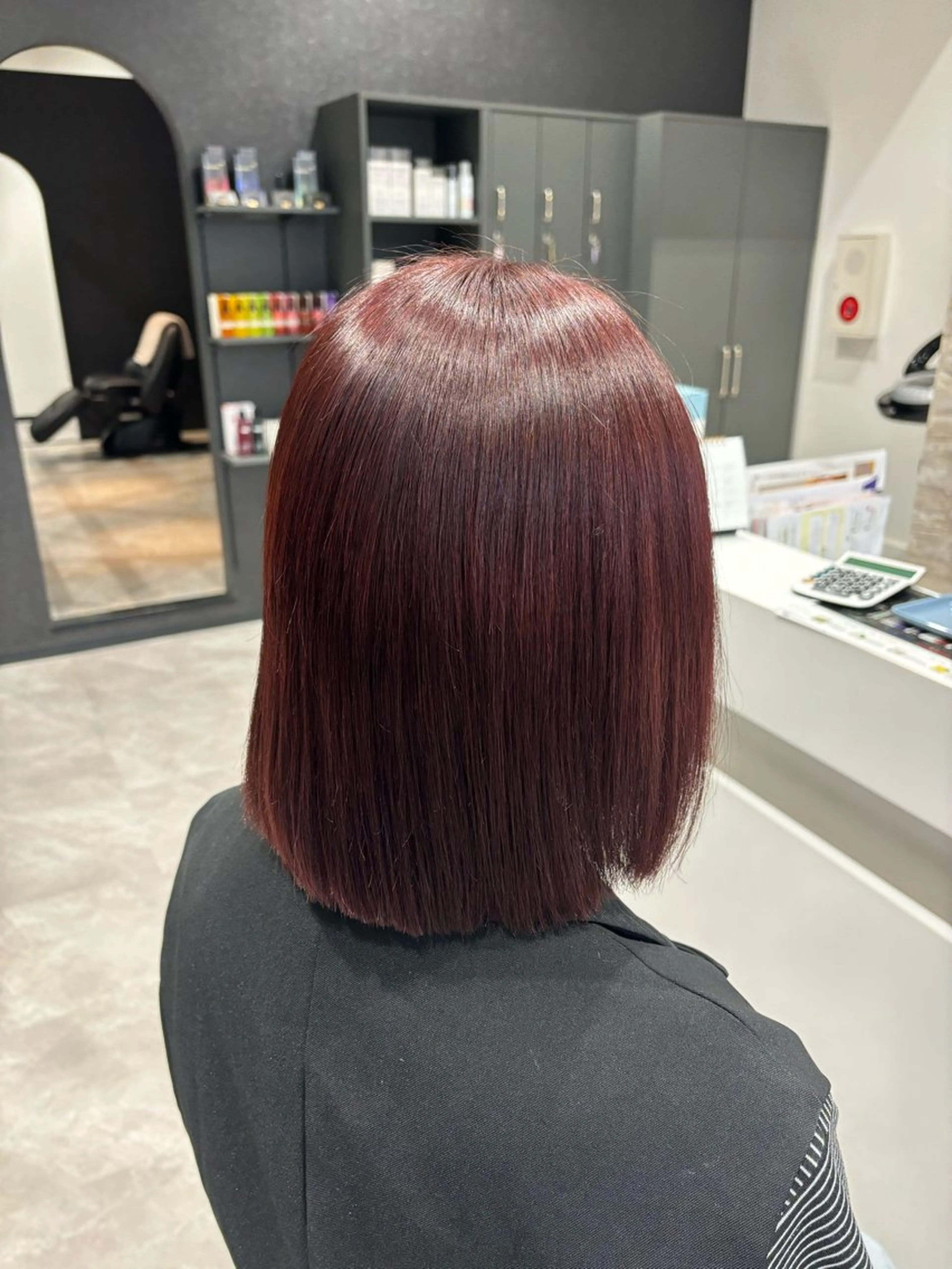 ショート JILL    hair所属・maki💖 暖色カラーのヘアスタイル
