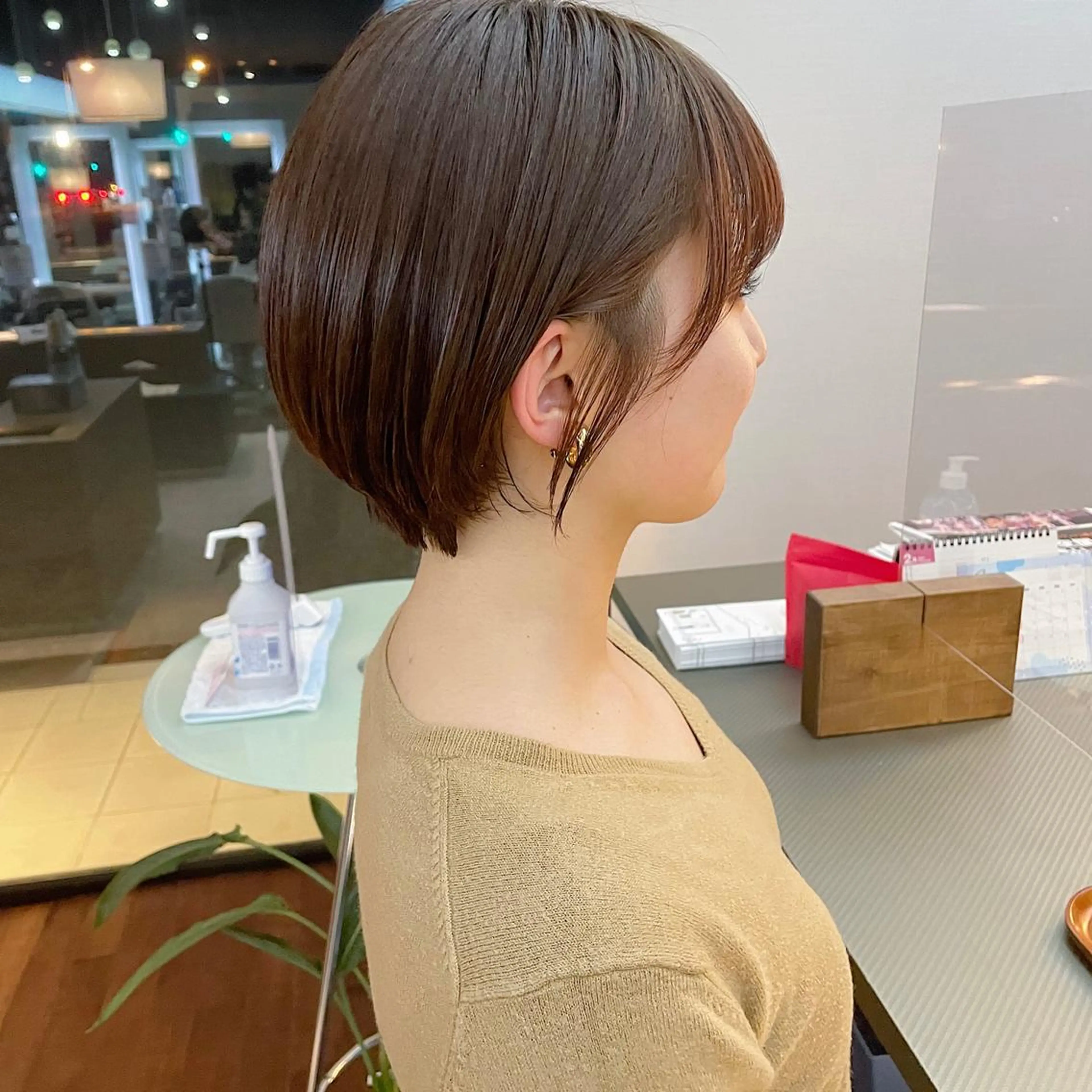 ショート カラー 丸みショート ショートヘア Kouta/似合わせ /パーマ/カラーのヘアスタイル