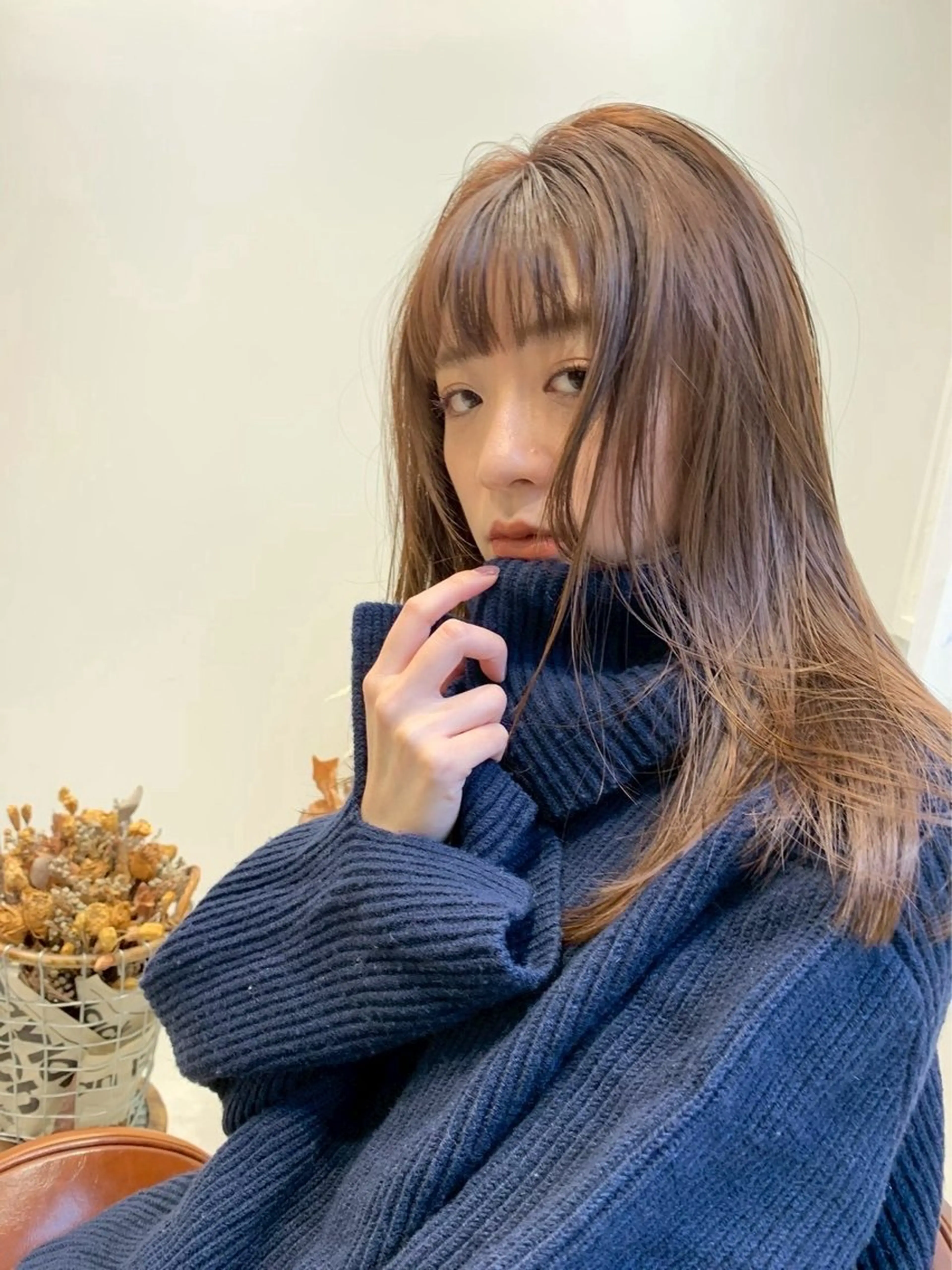 ロング カラー アッシュ アッシュブラウン ブラウンカラー 透明感カラー sakura ..のヘアスタイル