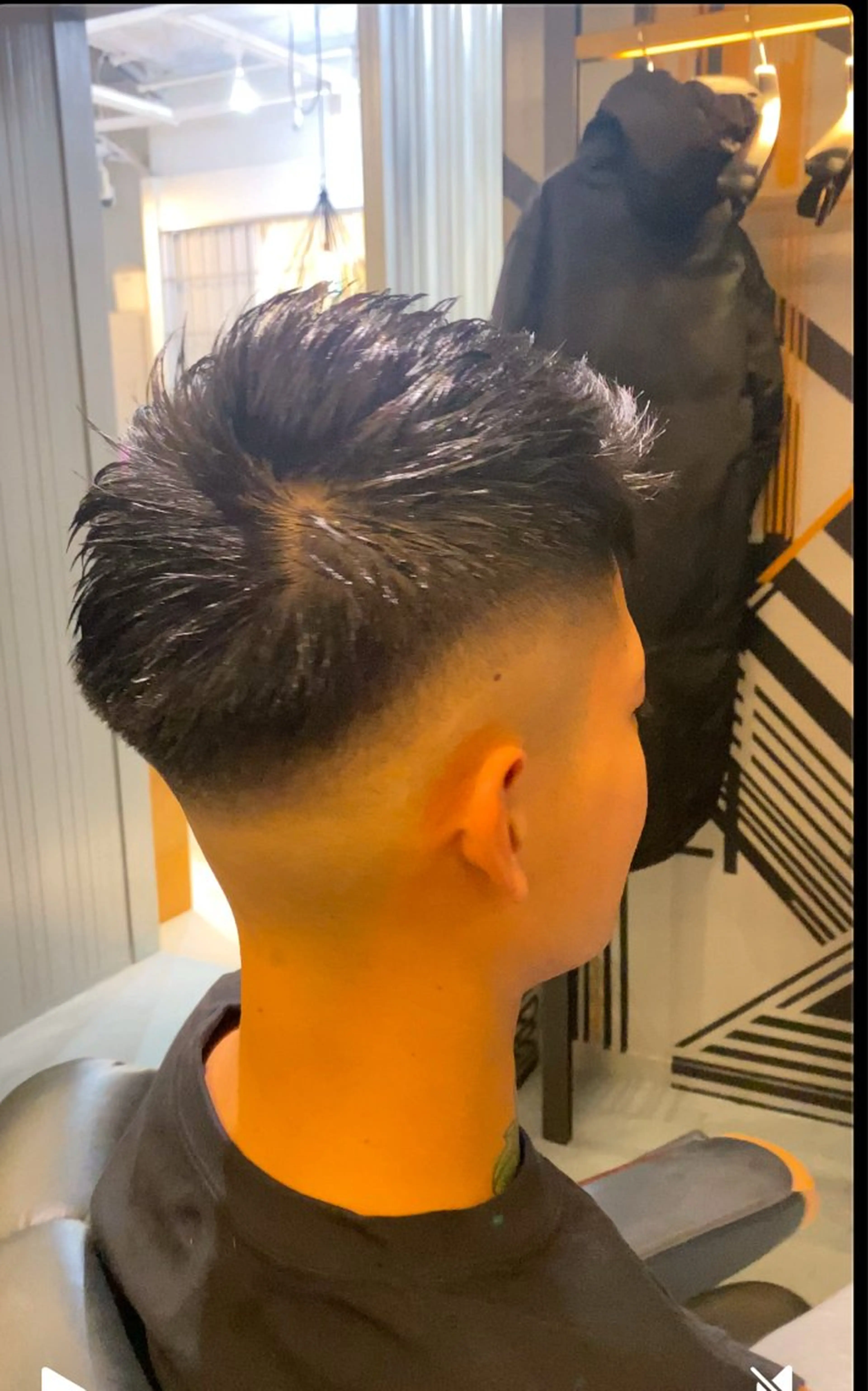ショート メンズ フェードカット スキンフェード yard namba所属・大阪なんば メンズサロンのヘアスタイル