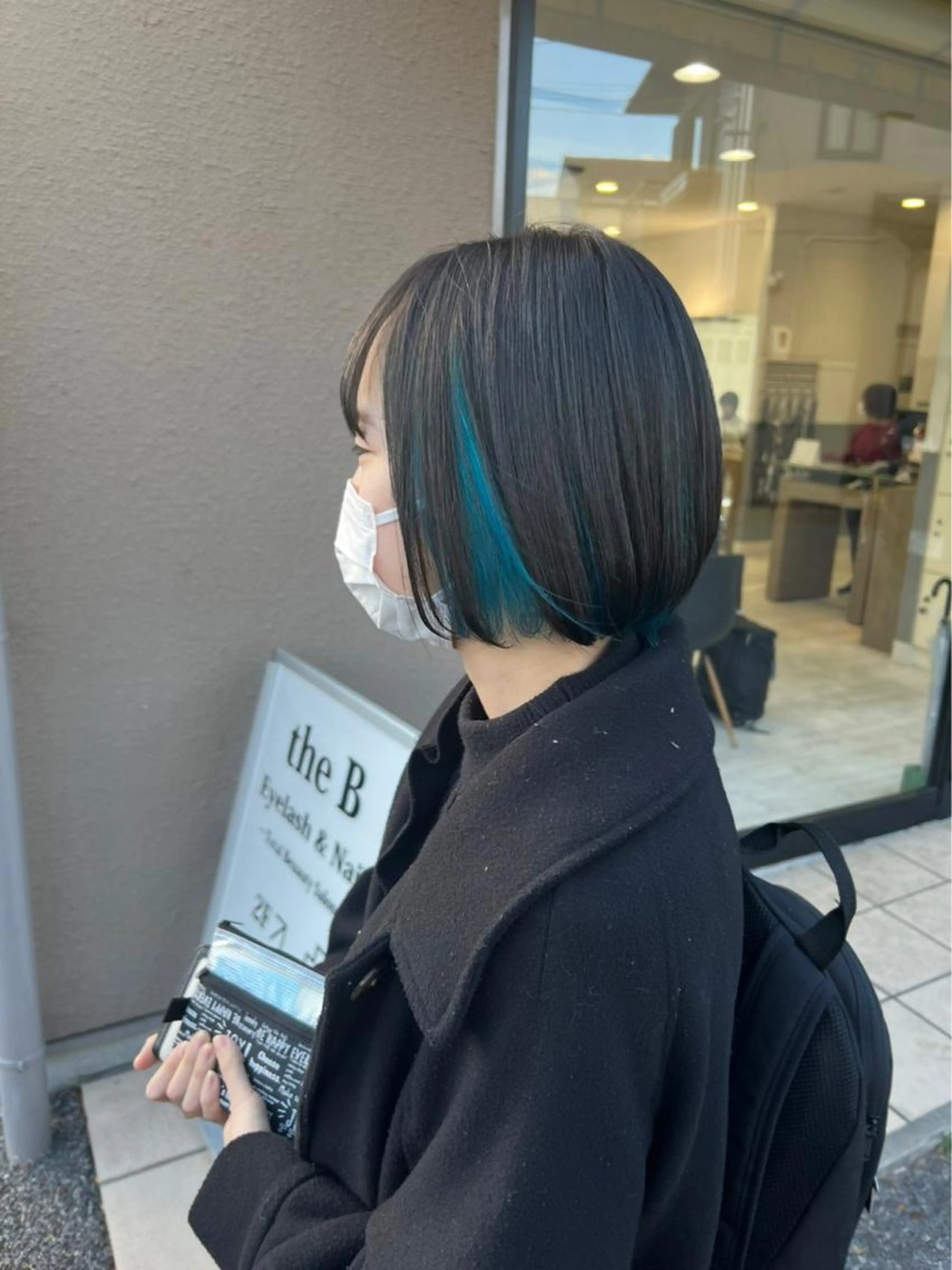 【ポイントカラー】インナーカラー+オーガニックカラー+ トリートメントの写真