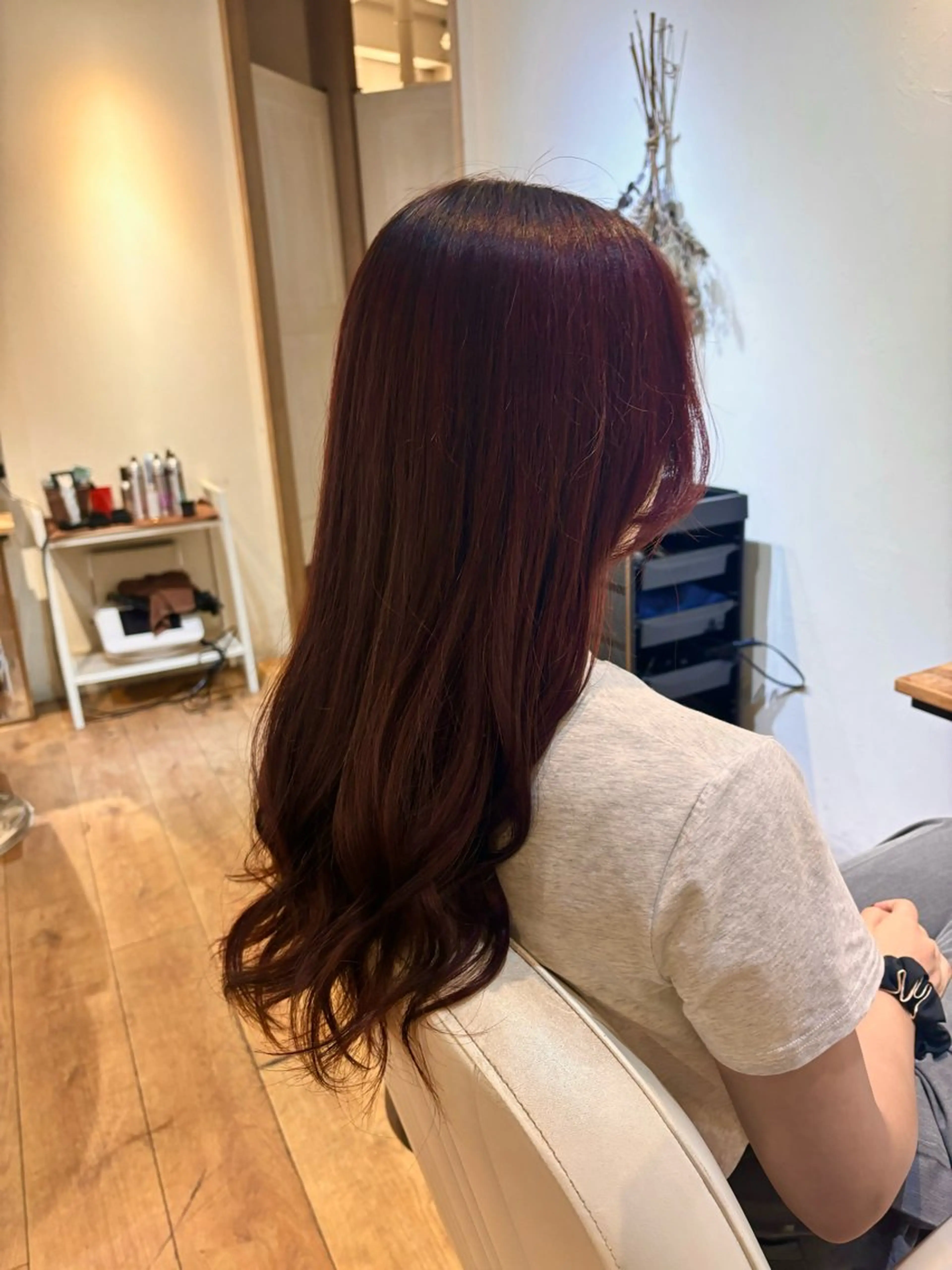 ロング カラー ダブルカラー カット ヘアカラー トリートメント newi 京橋 【yuuki】のヘアスタイル