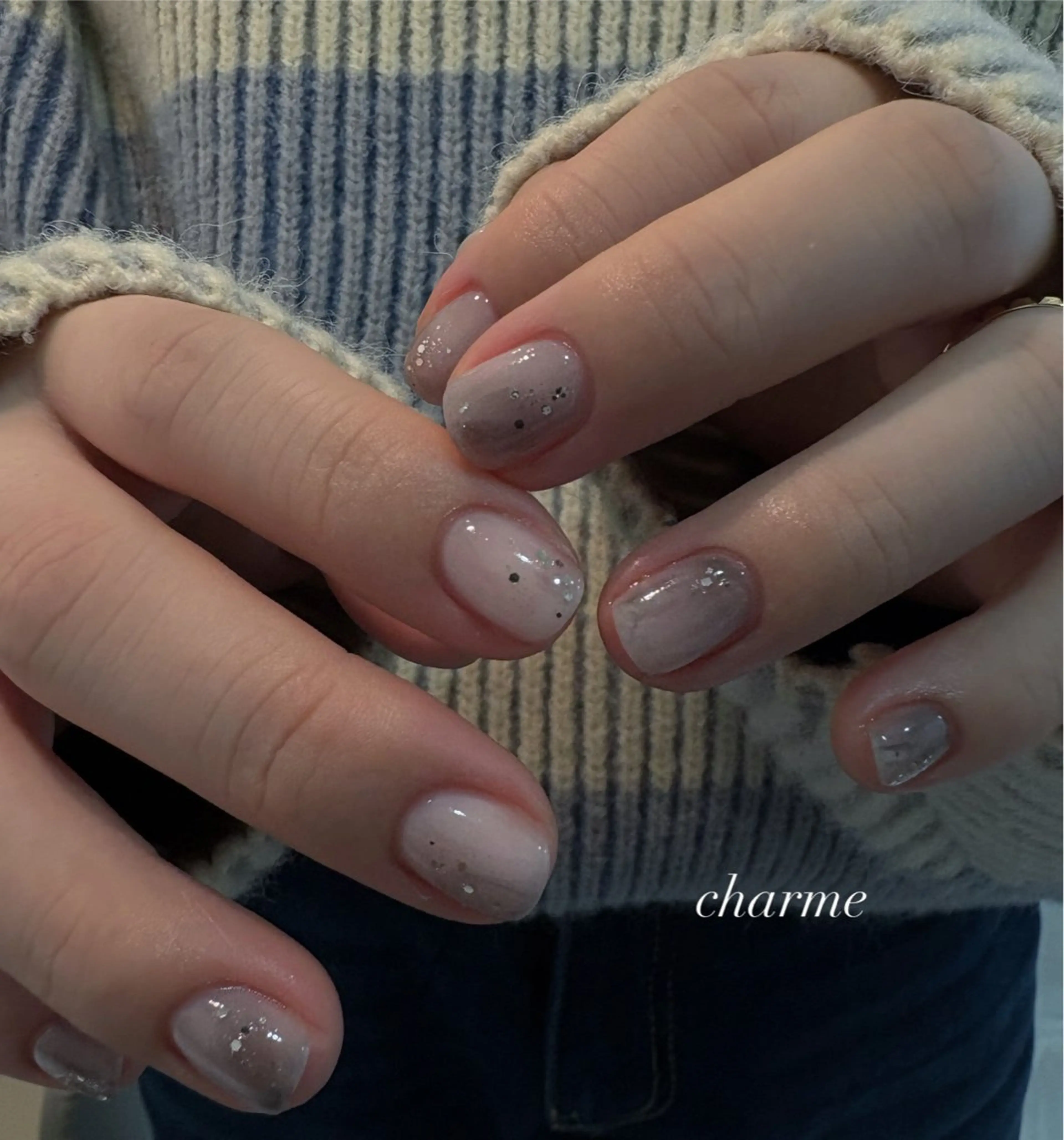 ネイル シンプルネイル charme yuiのネイルデザイン