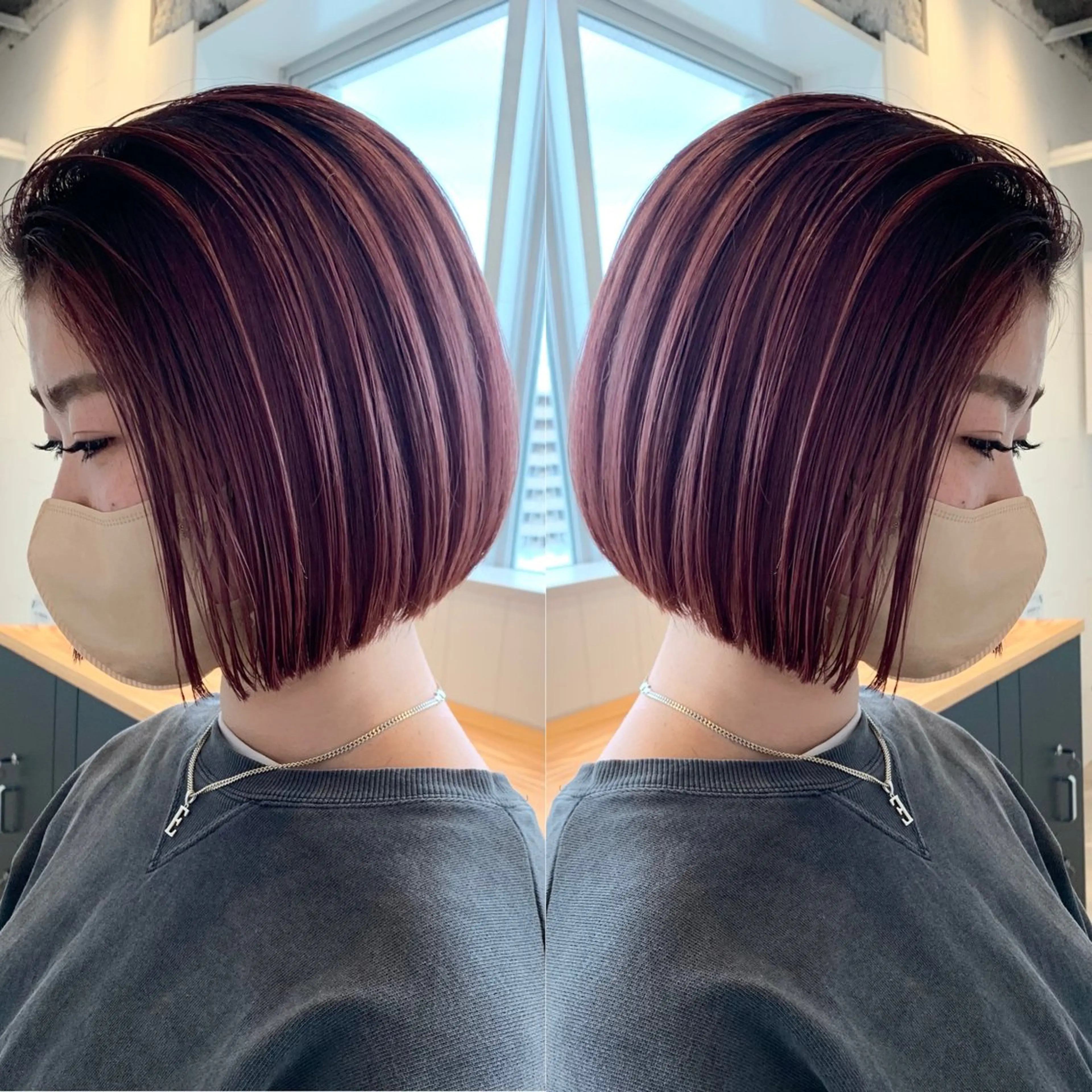 ショート カット 🫧髪質改善• 艶カラー持田樹🫧のヘアスタイル