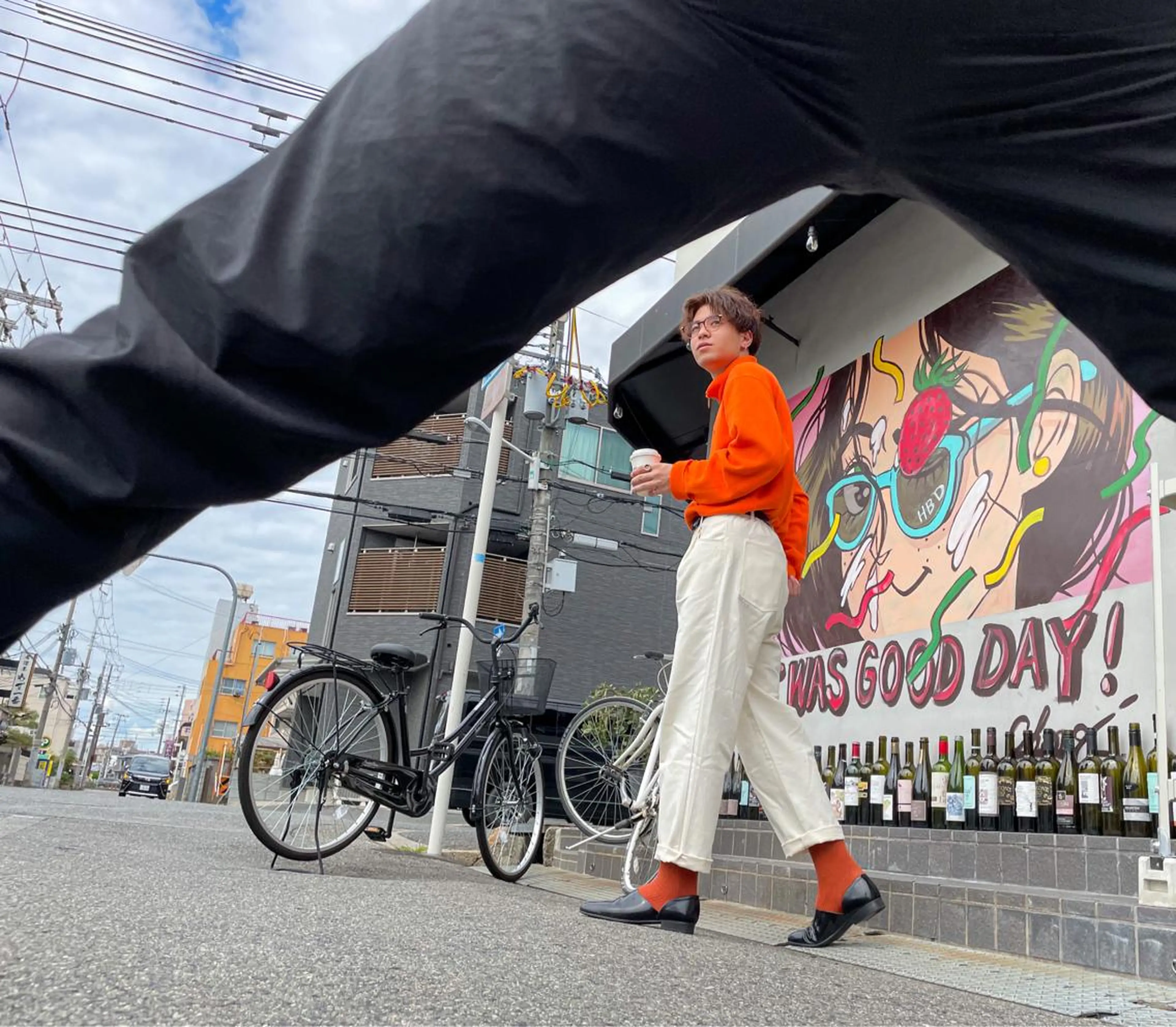 ミディアム パーマ メンズ メンズパーマ 赤司 泰樹のヘアスタイル