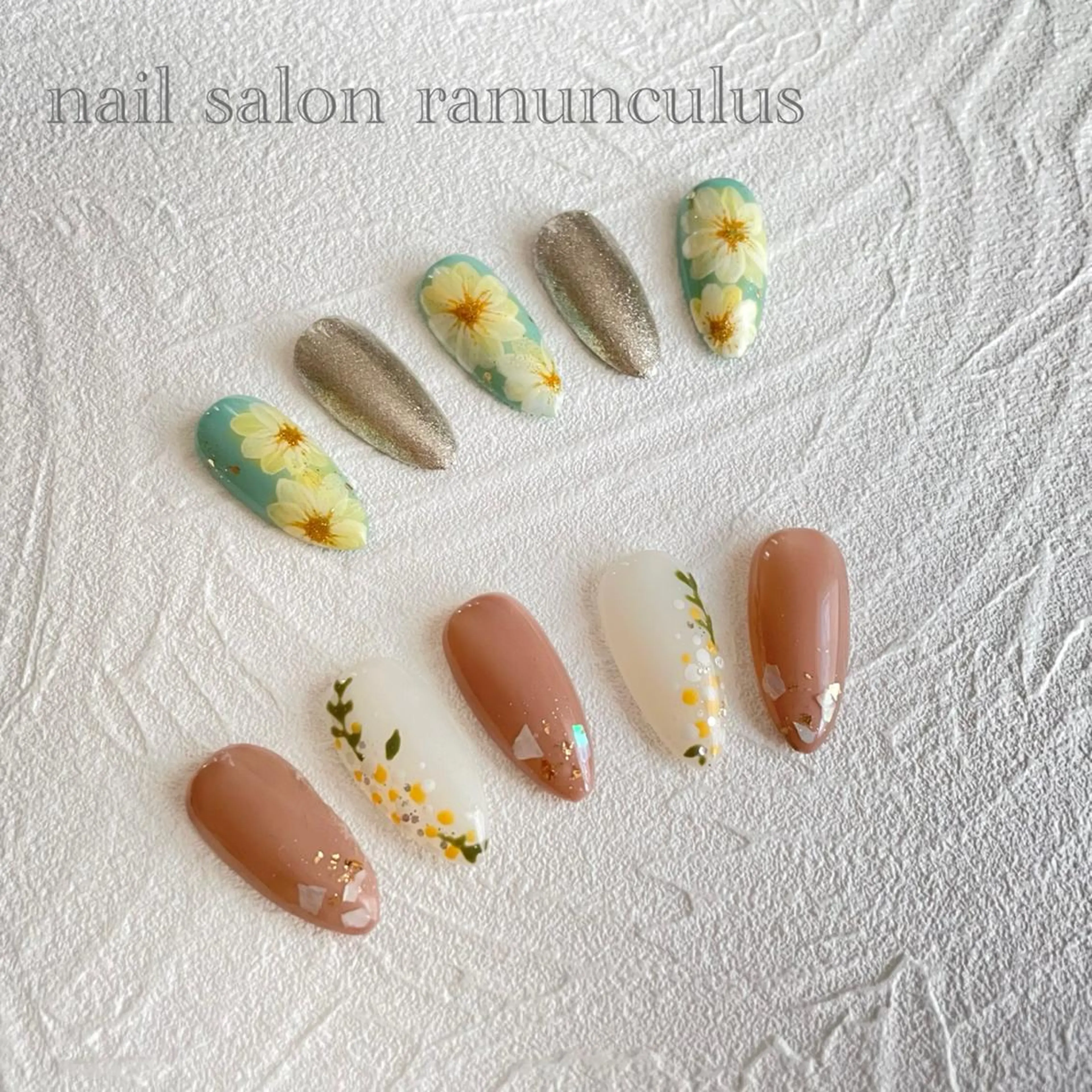 ネイル ハンドネイル nailsalon ranunculusのネイルデザイン