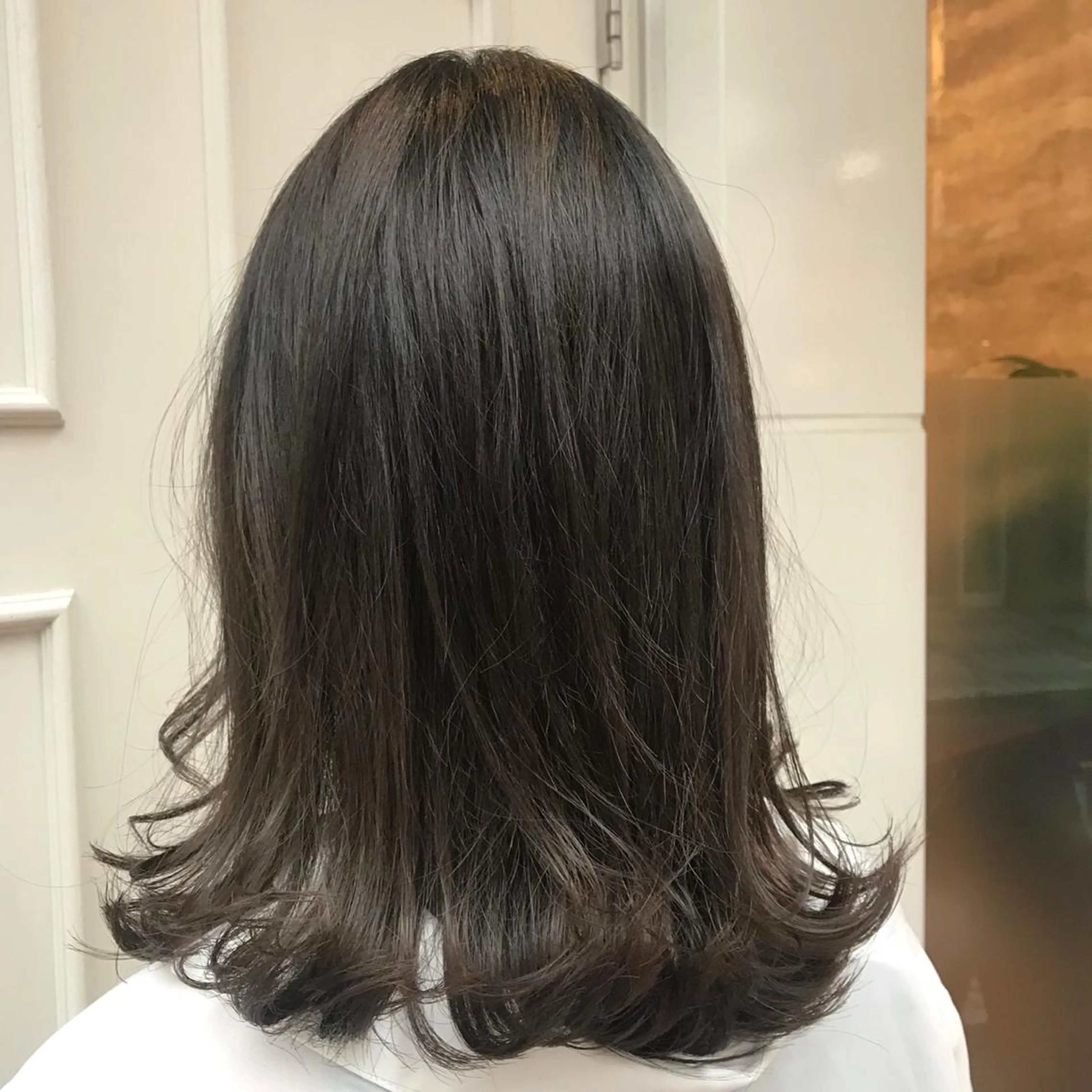 ミディアム カラー アッシュ ダークアッシュ 💈Blanco💈 カラー&ケア🌈のヘアスタイル