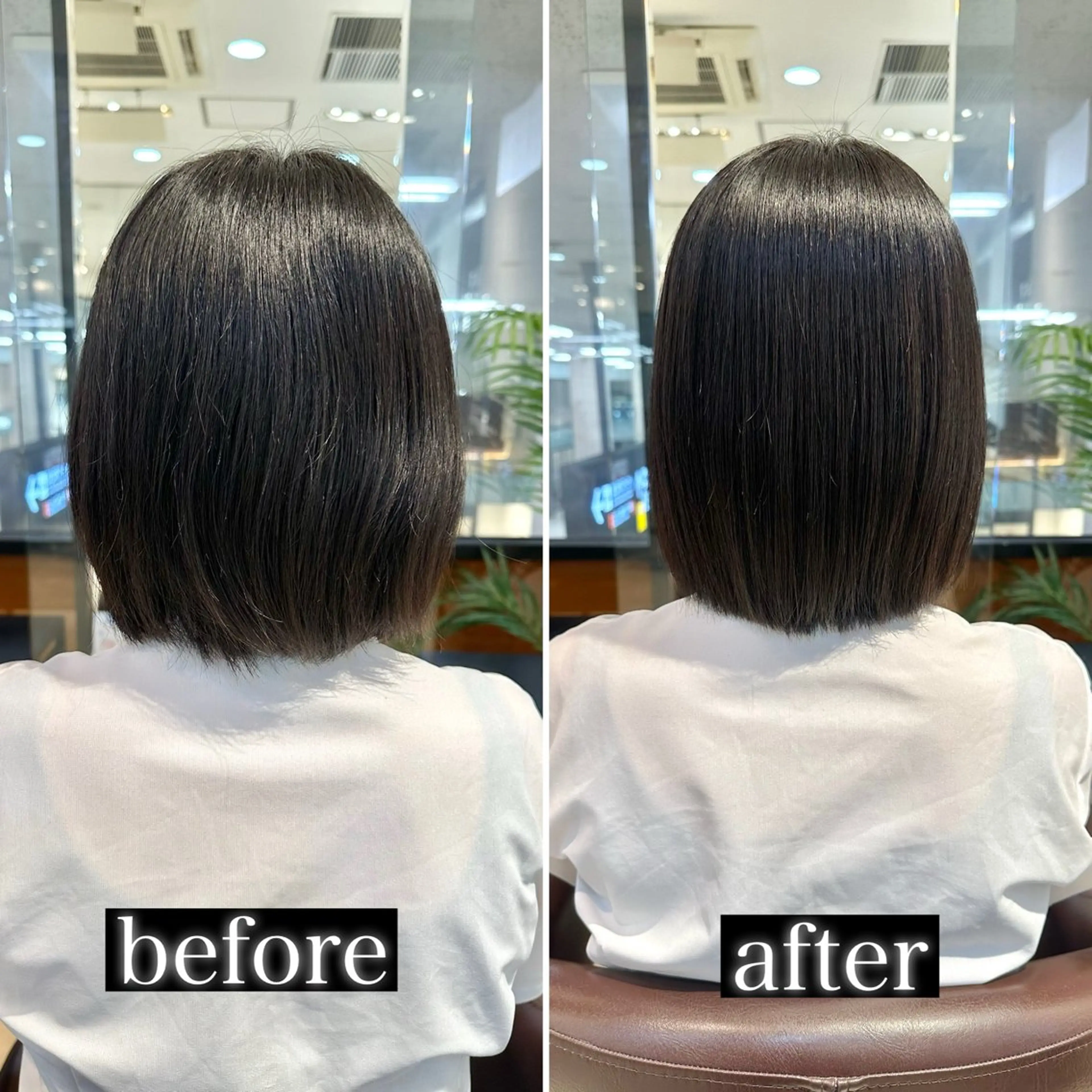 ショート カット 縮毛矯正 TAYA大阪上本町所属・【ダブルカラー/縮毛 矯正】十場のヘアスタイル
