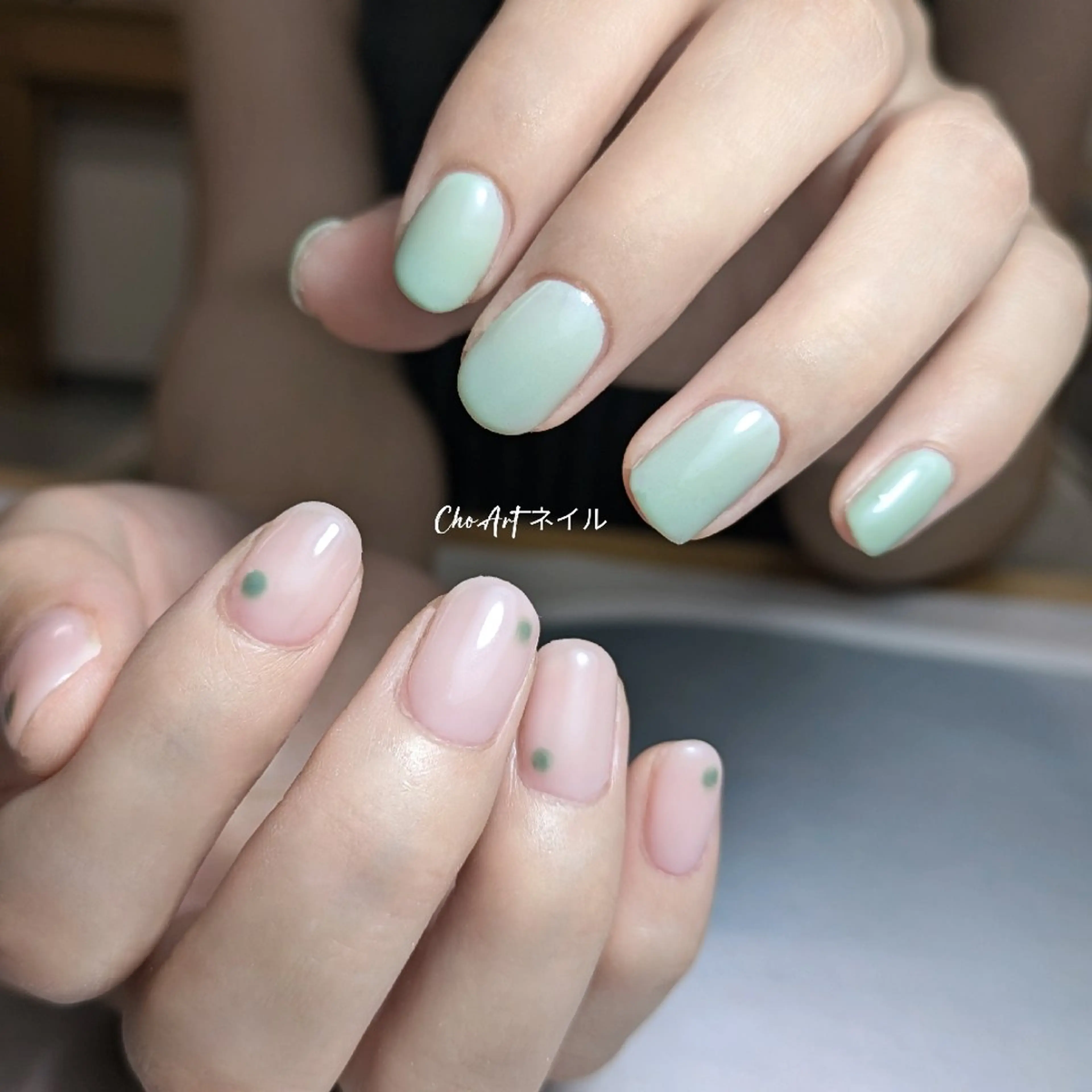 ネイル アートネイル ジェルネイル 持ち込み ニュアンスネイル ピンク Cho Artネイル所属・Cho Art ネイルのネイルデザイン