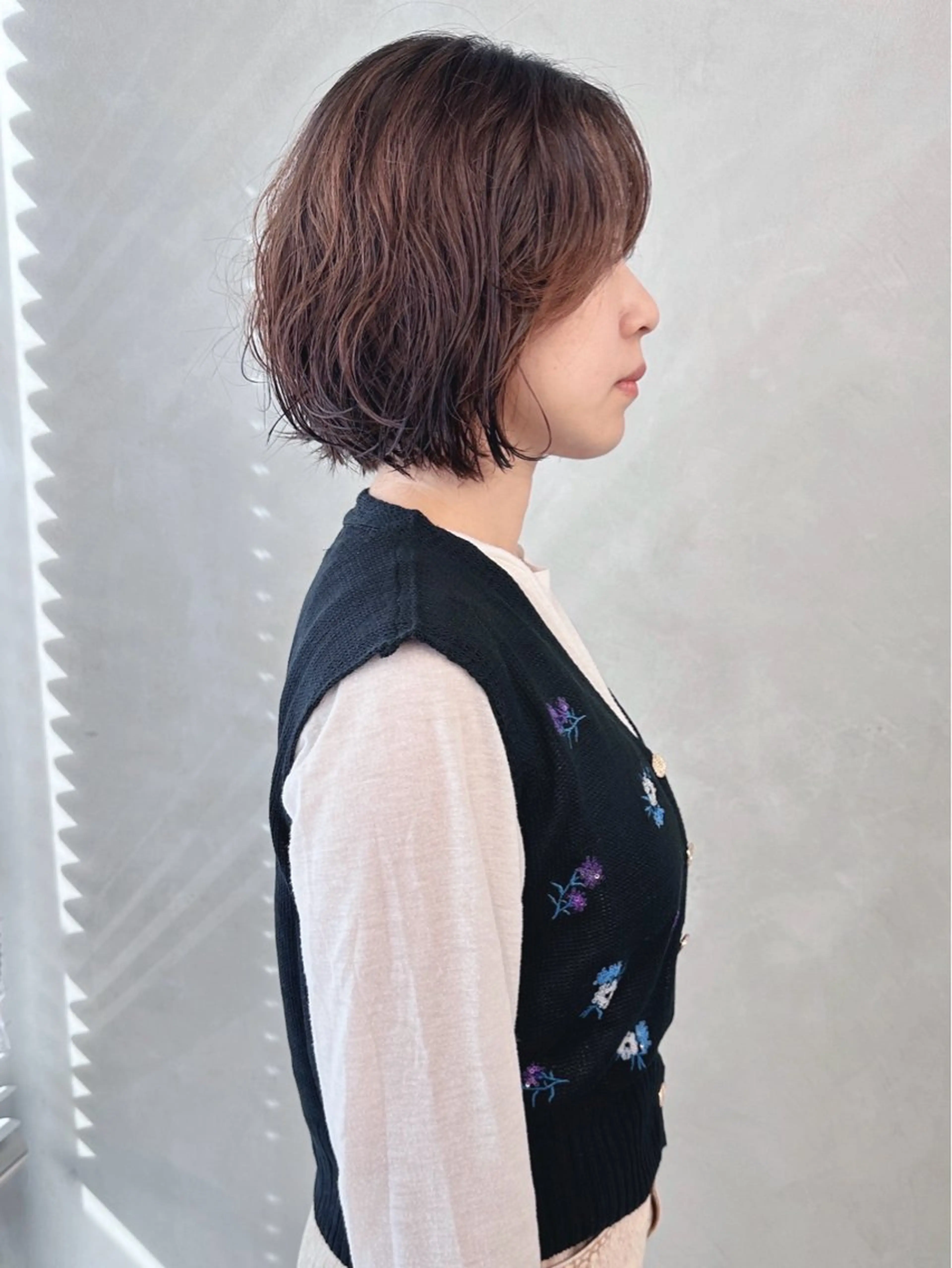 ショート パーマ カット パーマ お悩み解消/くせ毛 /ボブパーマ/とういのヘアスタイル