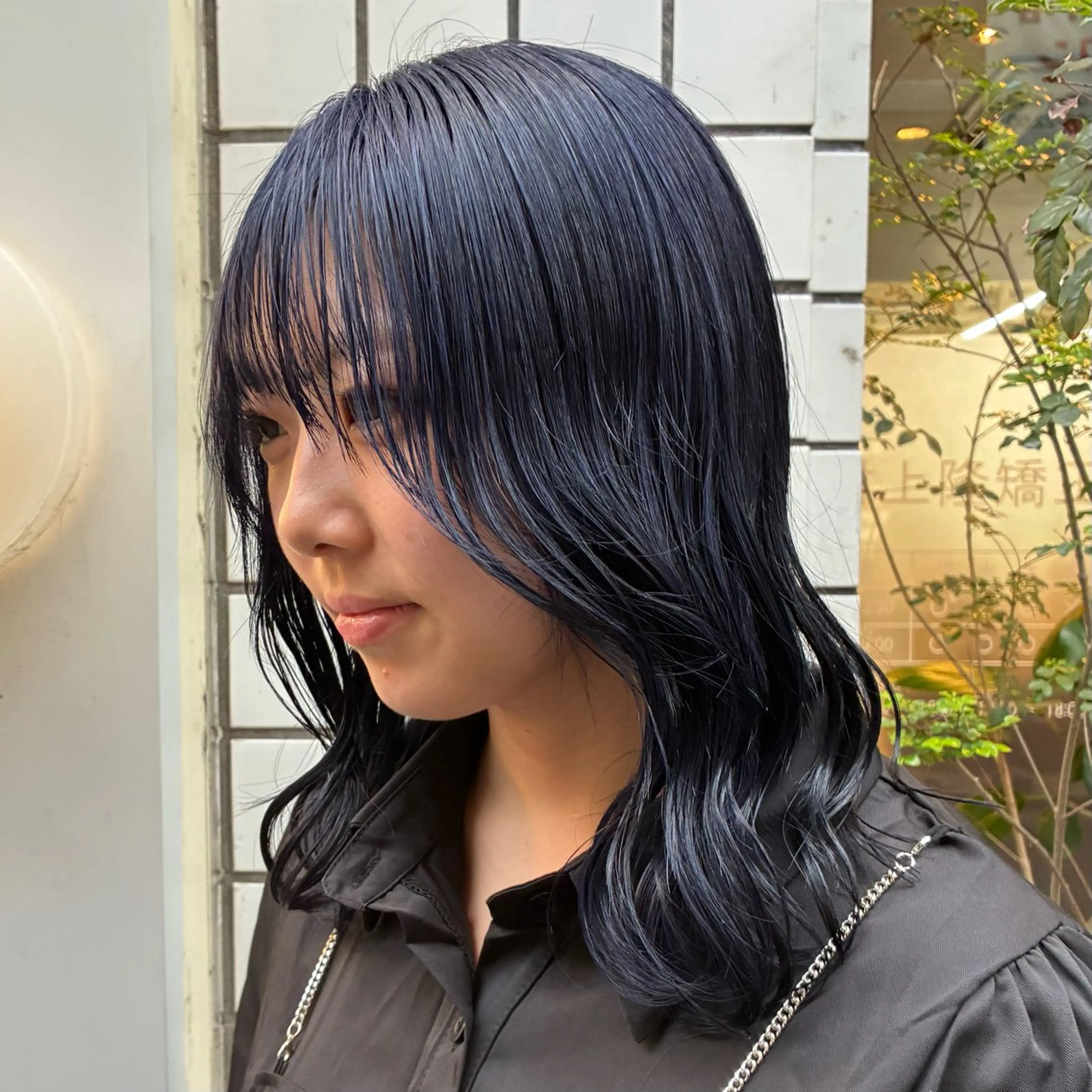 セミロング カット ヘアカラー トリートメント 複雑履歴修正 TAKEのヘアスタイル