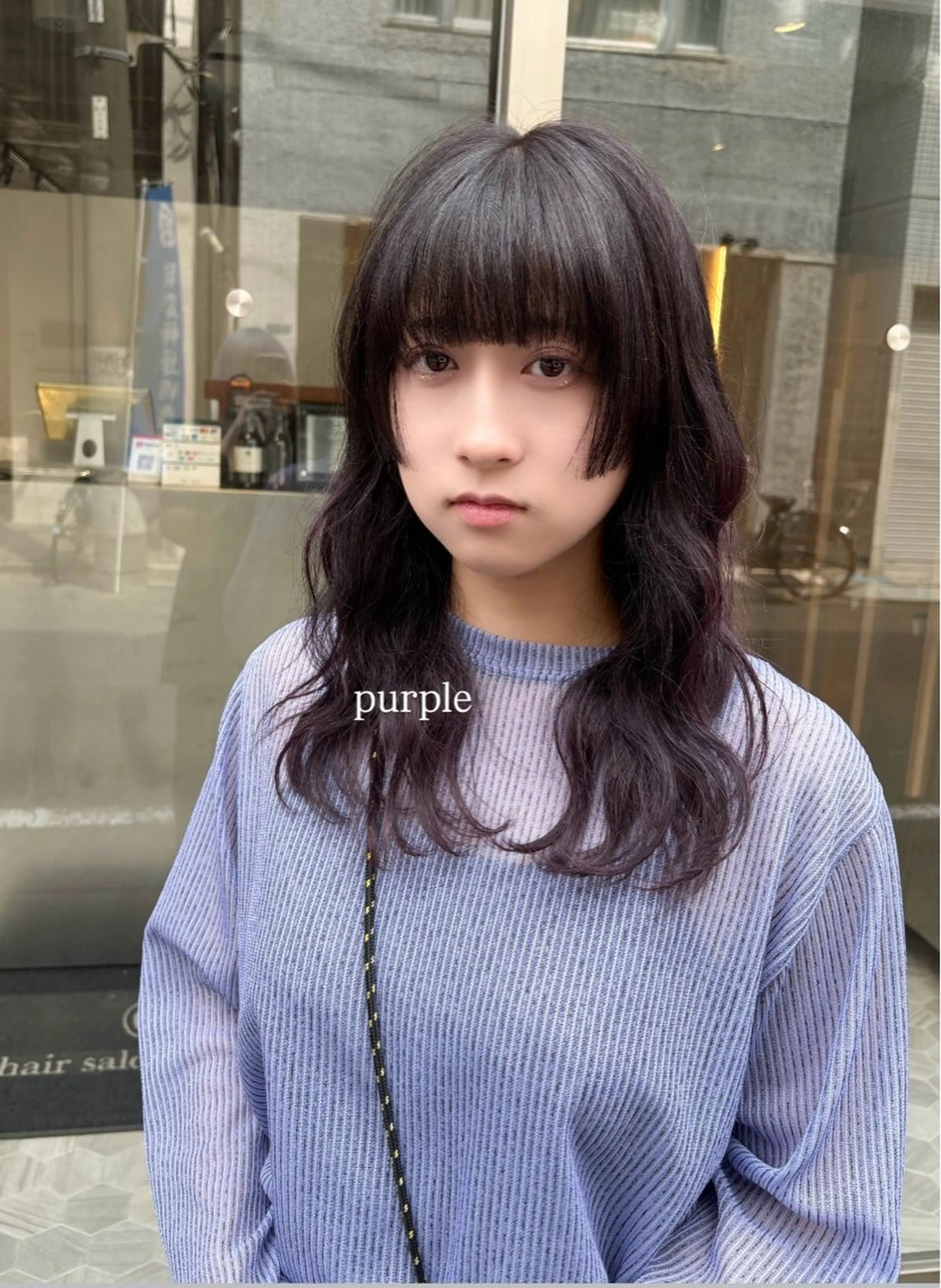 ロング カラー ヘアカラー トリートメント ハイトーン/ レイヤーカットyuiのヘアスタイル