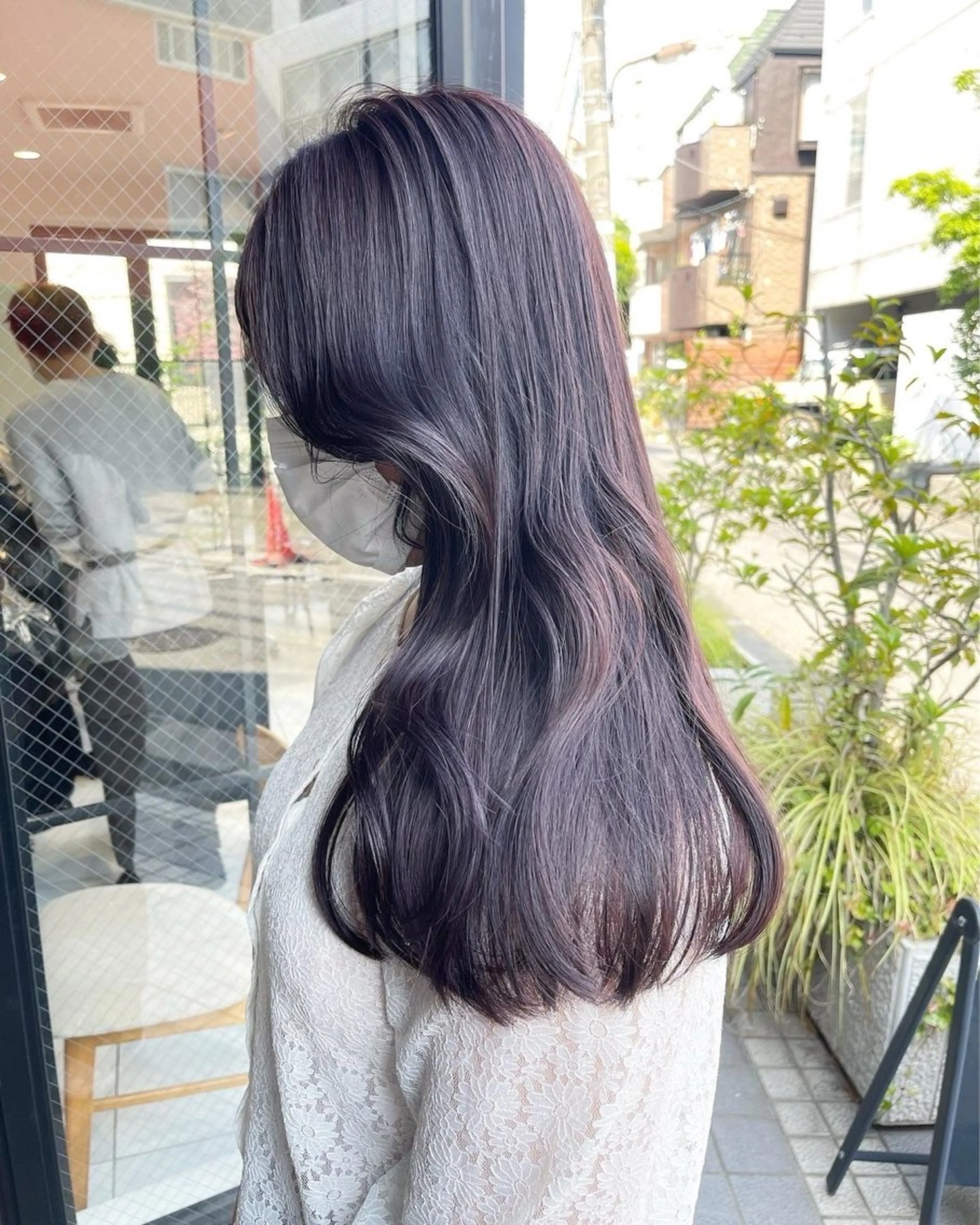 ロング 暗髪🐈‍⬛艶髪☔︎ 愛弥のヘアスタイル