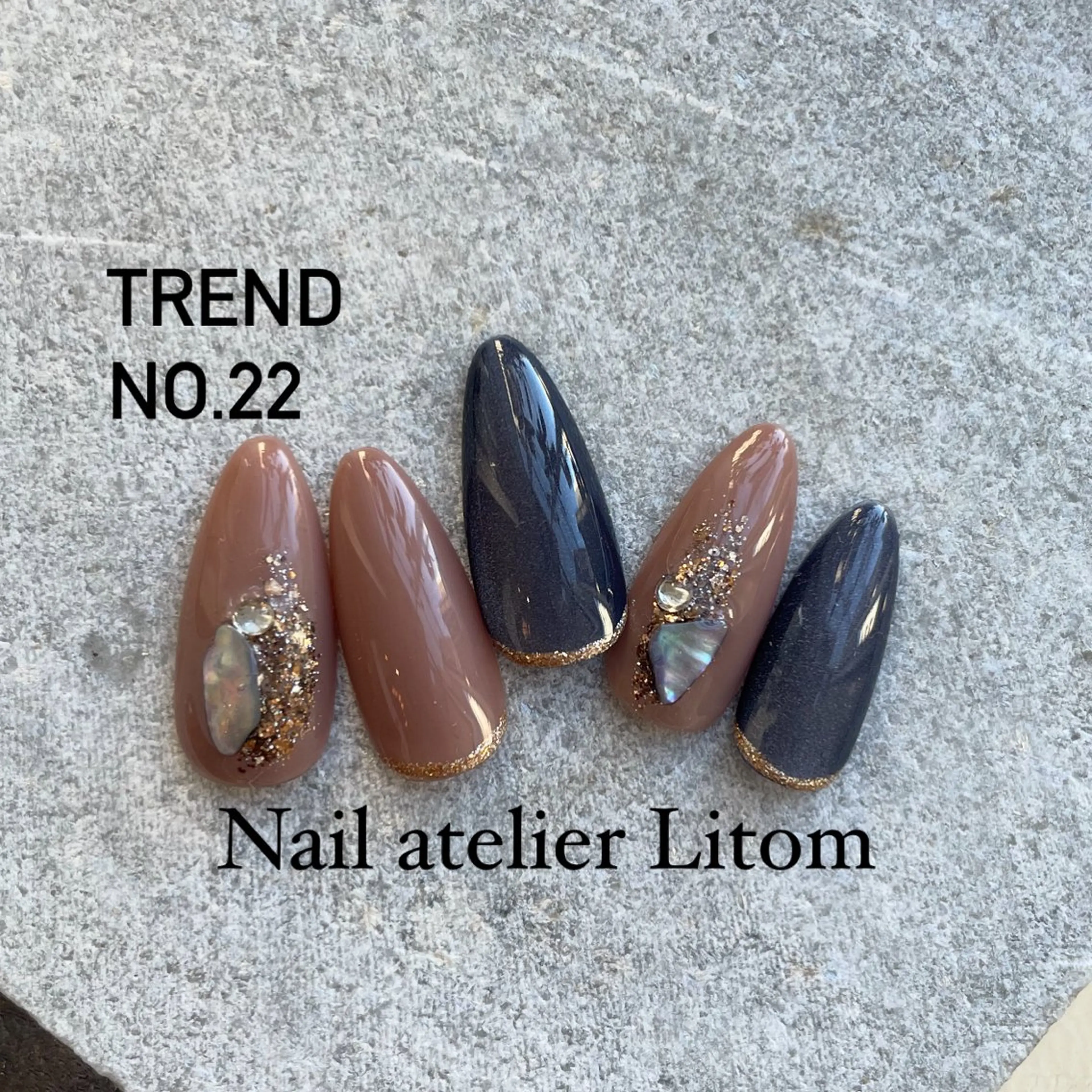 ネイル Nail atelier Litom【ネイルアトリエリトム】所属・相模原ネイル Tomoのネイルデザイン