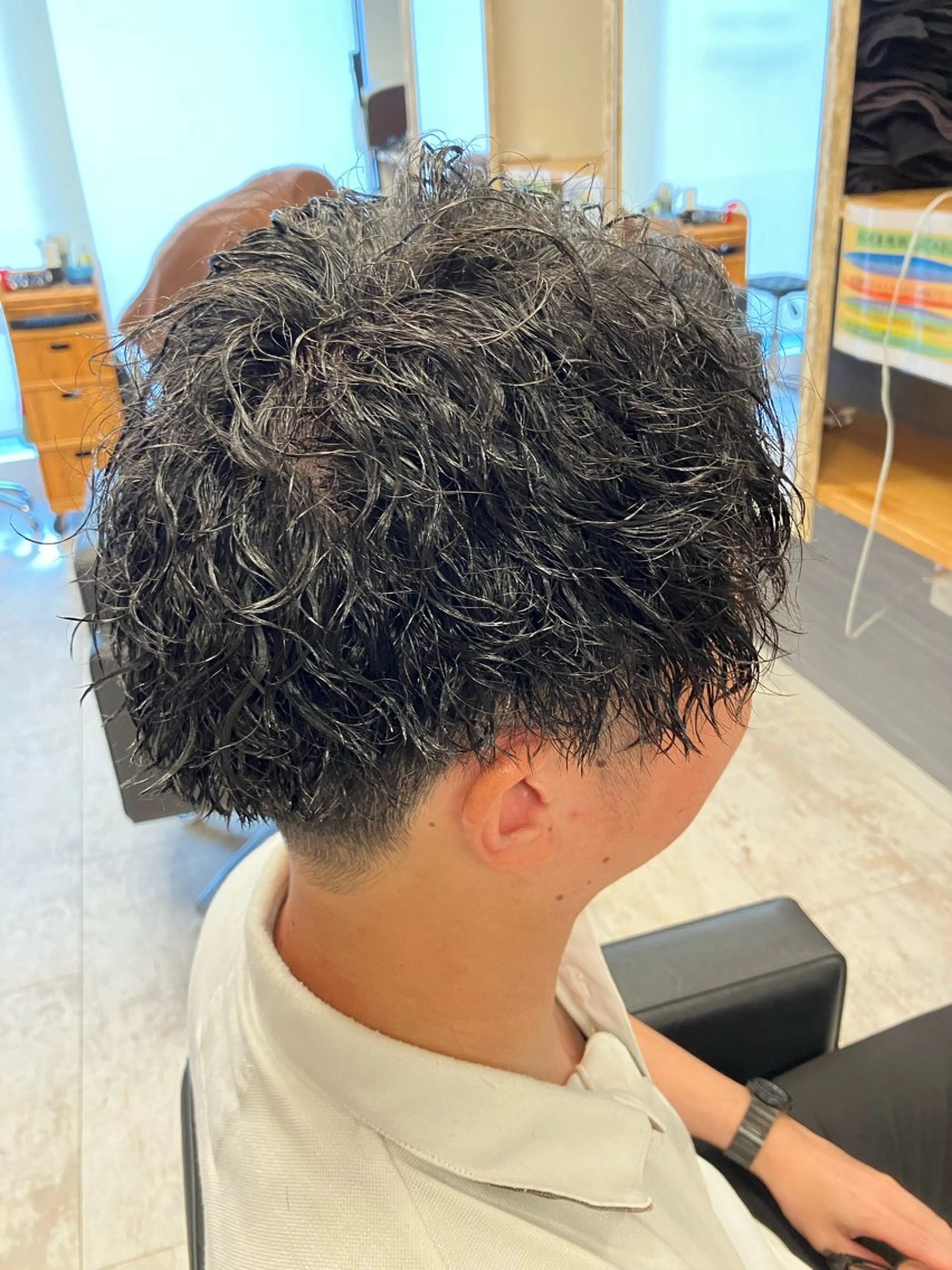 パーマ メンズ カット パーマ メンズ特化/パーマ/ フェードWATARUのヘアスタイル